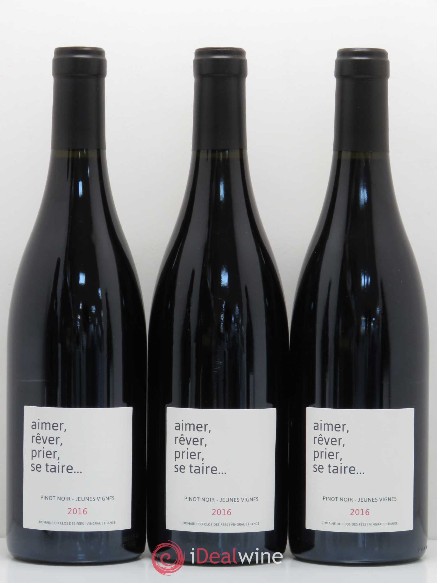 Côtes Catalanes (VDP des Côtes Catalanes) Clos des Fées Aimer Rever Prier Se Taire Hervé Bizeul 2016 - Lot de 6 bouteilles - 2
