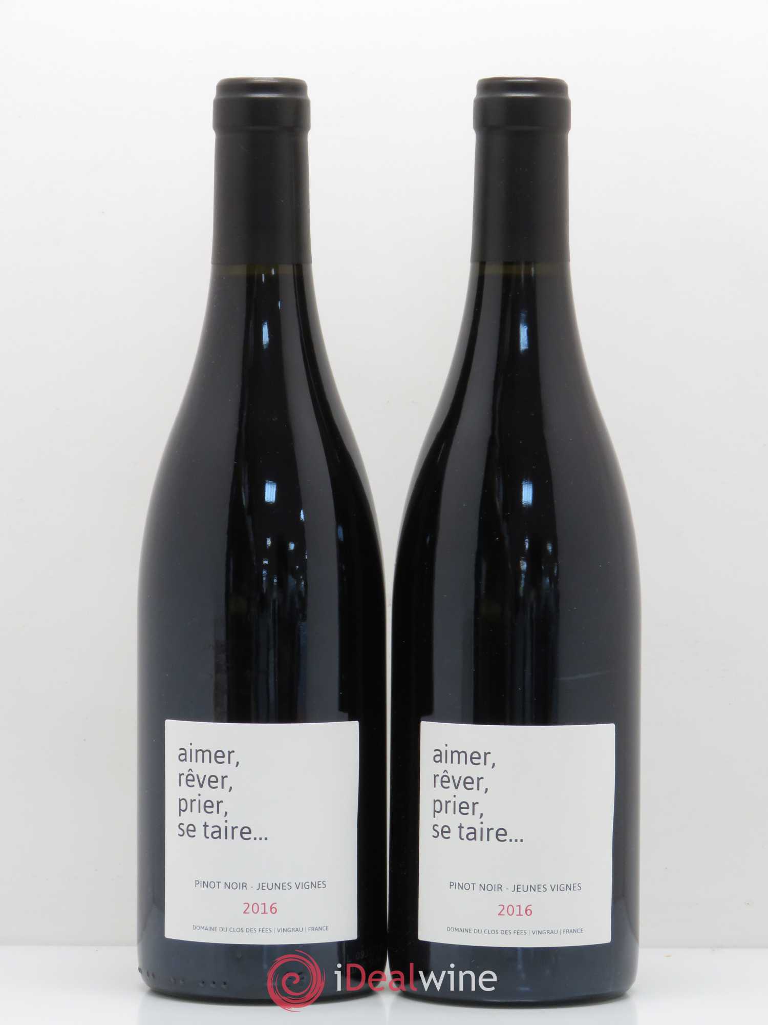 Côtes Catalanes (VDP des Côtes Catalanes) Clos des Fées Aimer Rever Prier Se Taire Hervé Bizeul 2016 - Lot de 2 bouteilles - 0