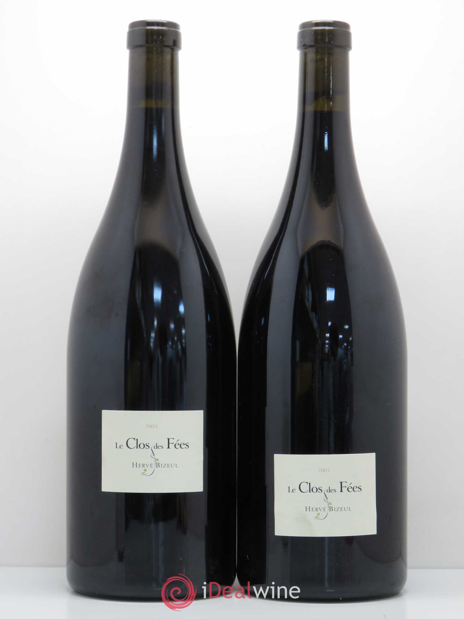 Côtes du Roussillon Villages Clos des Fées Hervé Bizeul 2003 - Lot de 2 double magnums - 0