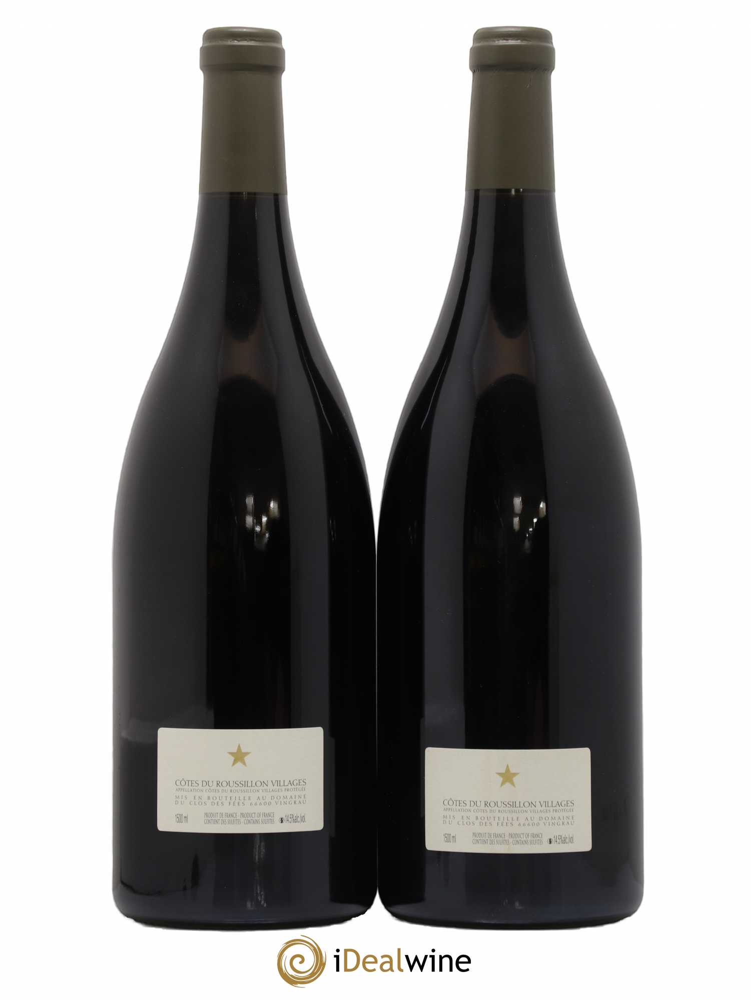 Côtes du Roussillon Villages Clos des Fées Hervé Bizeul 2014 - Posten von 2 Magnum - 1
