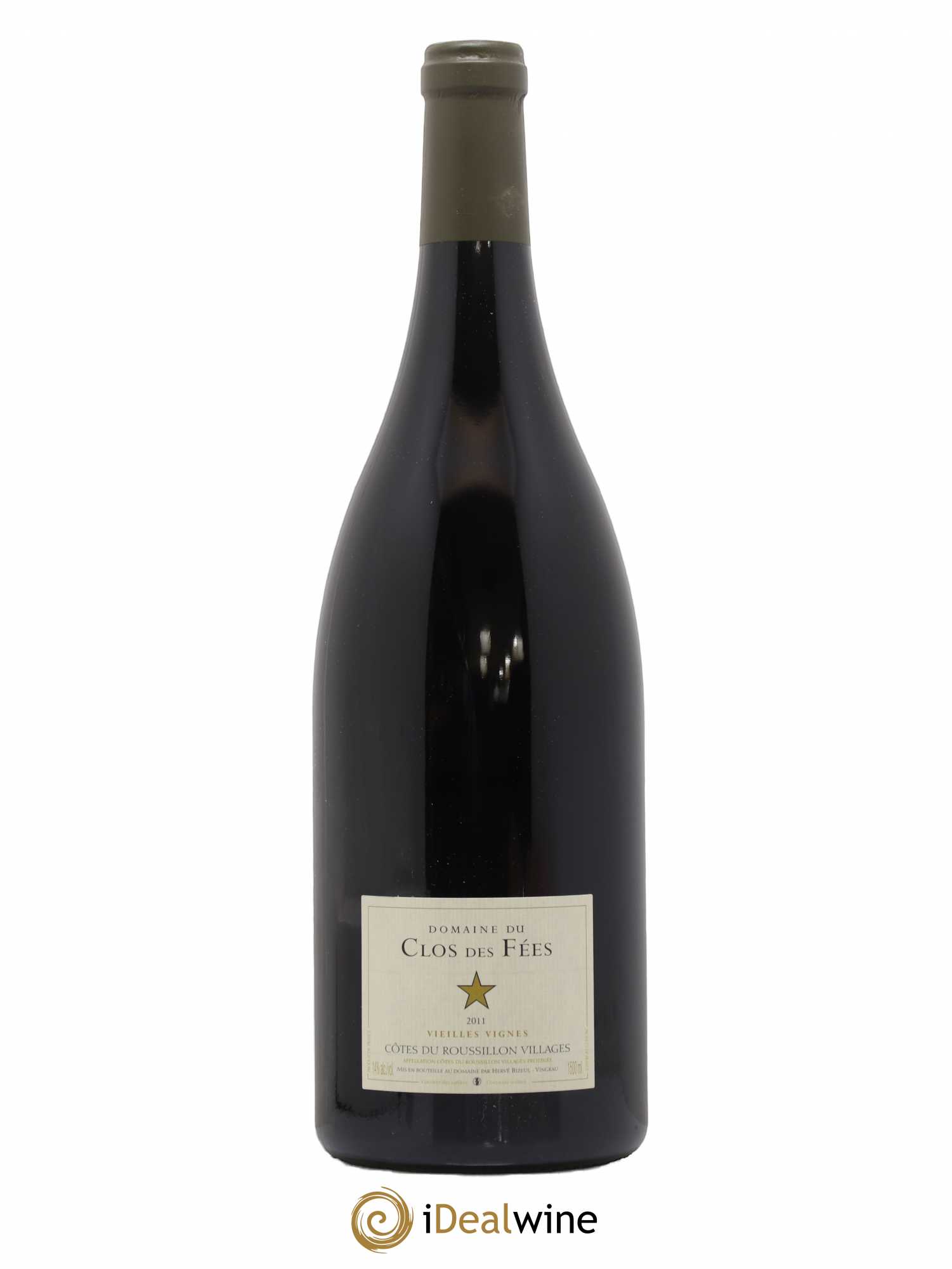Côtes du Roussillon Villages Clos des Fées Vieilles vignes Hervé Bizeul 2011 - Lot de 1 magnum - 0
