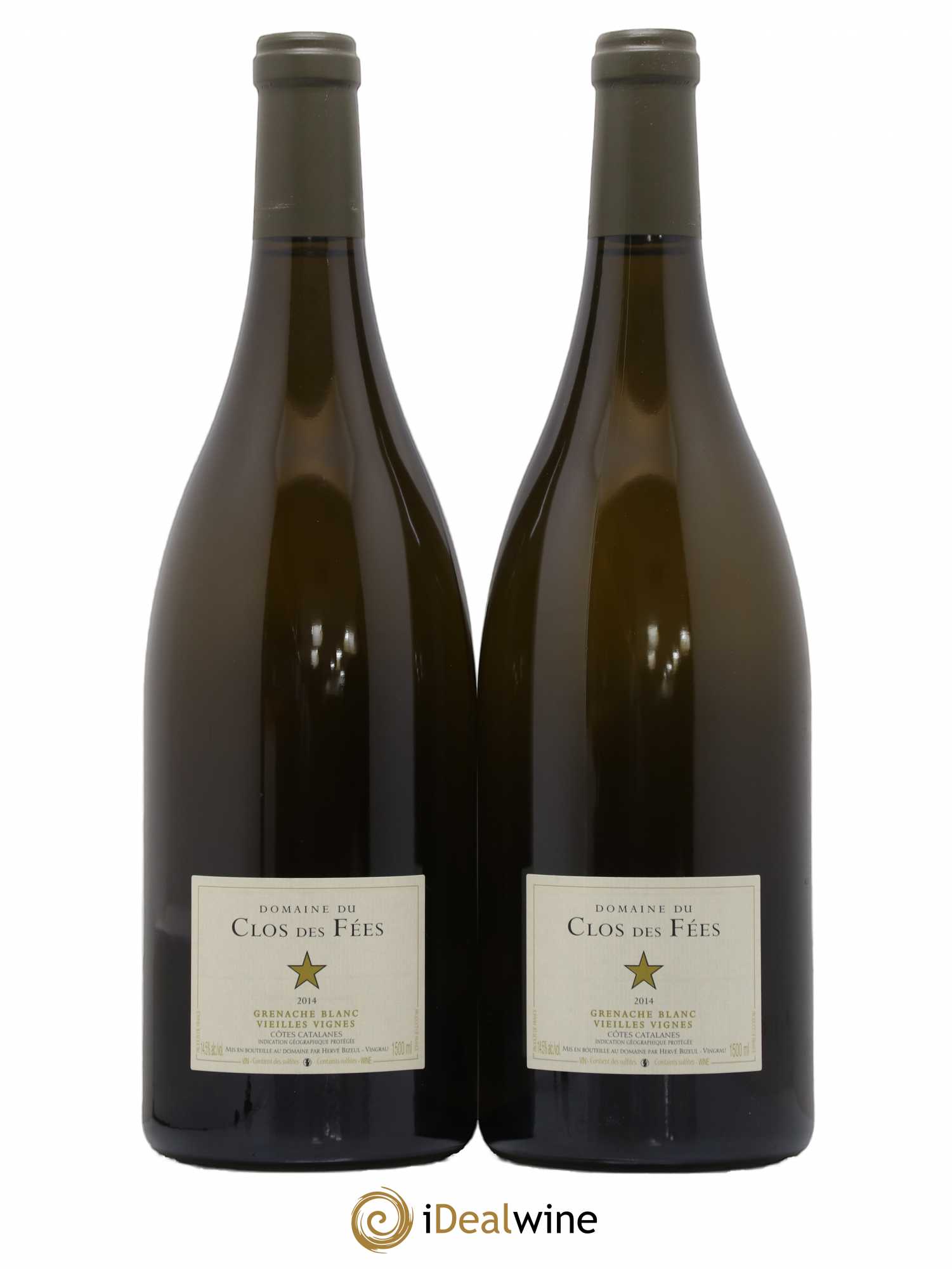Côtes Catalanes Clos des Fées Vieilles vignes Hervé Bizeul 2014 - Lot de 2 magnums - 0