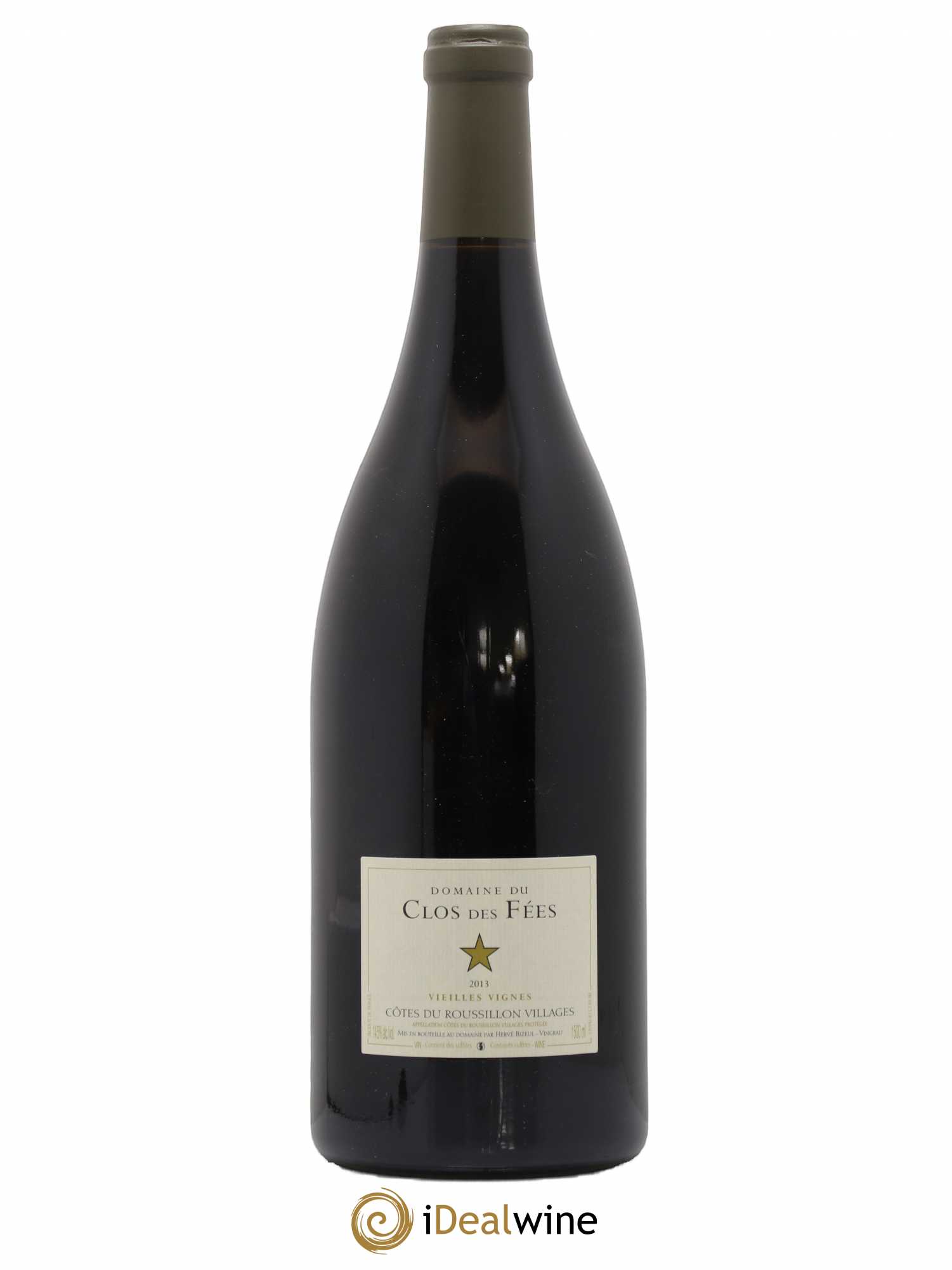 Côtes du Roussillon Villages Clos des Fées Vieilles vignes Hervé Bizeul 2013 - Lot de 1 magnum - 0