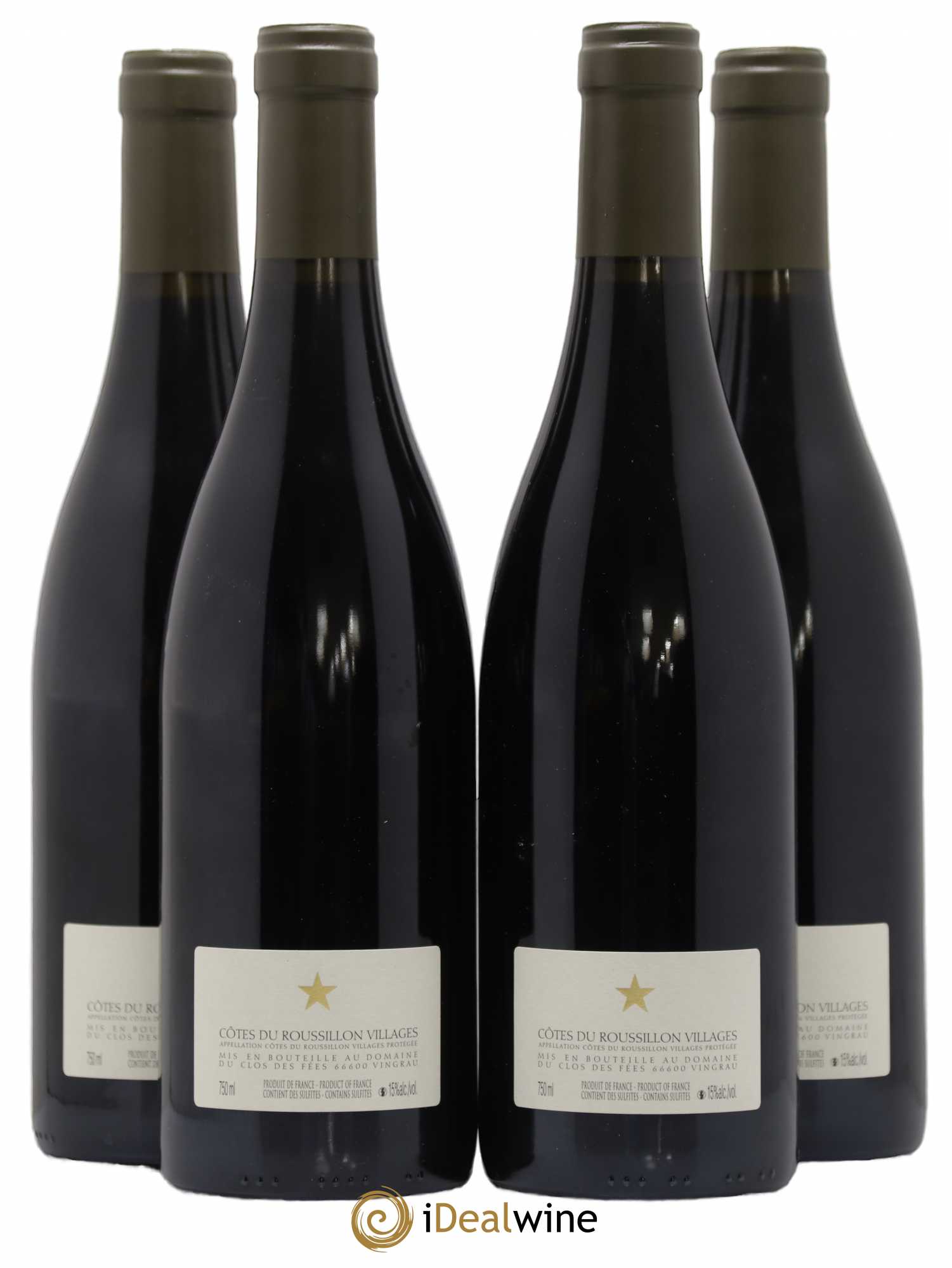 Côtes du Roussillon Villages Clos des Fées Hervé Bizeul 2013 - Lot de 4 bouteilles - 1