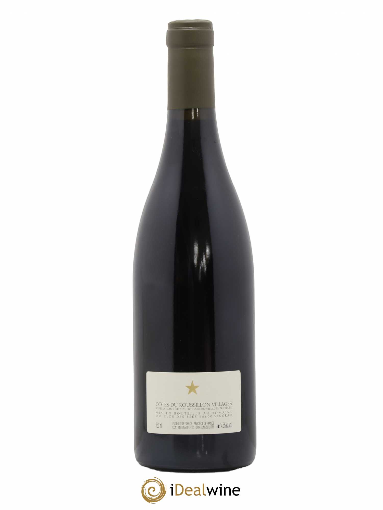 Côtes du Roussillon Villages Clos des Fées Hervé Bizeul 2014 - Lot de 1 bouteille - 1
