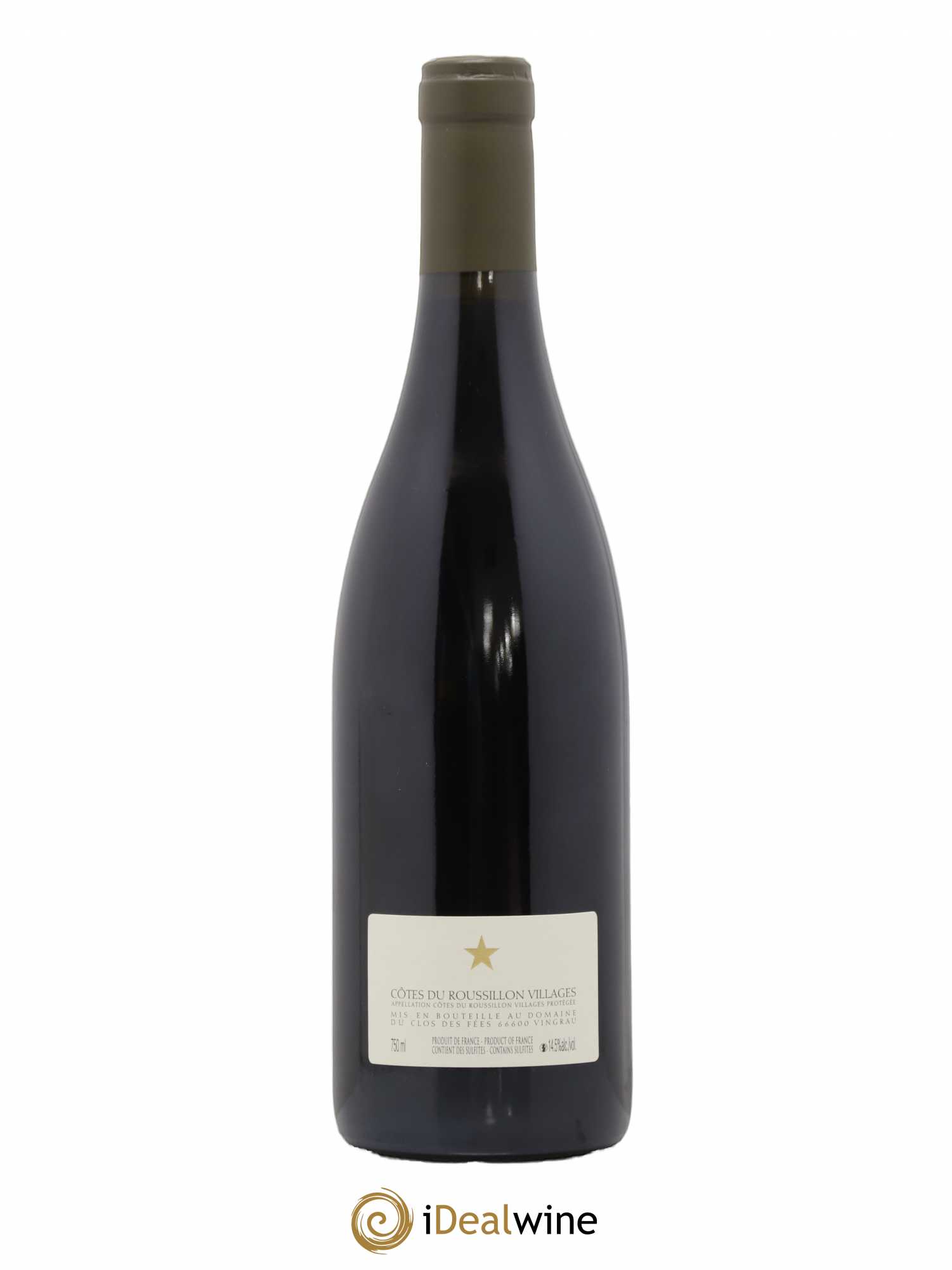 Côtes du Roussillon Villages Clos des Fées Hervé Bizeul 2014 - Lot de 1 bouteille - 1