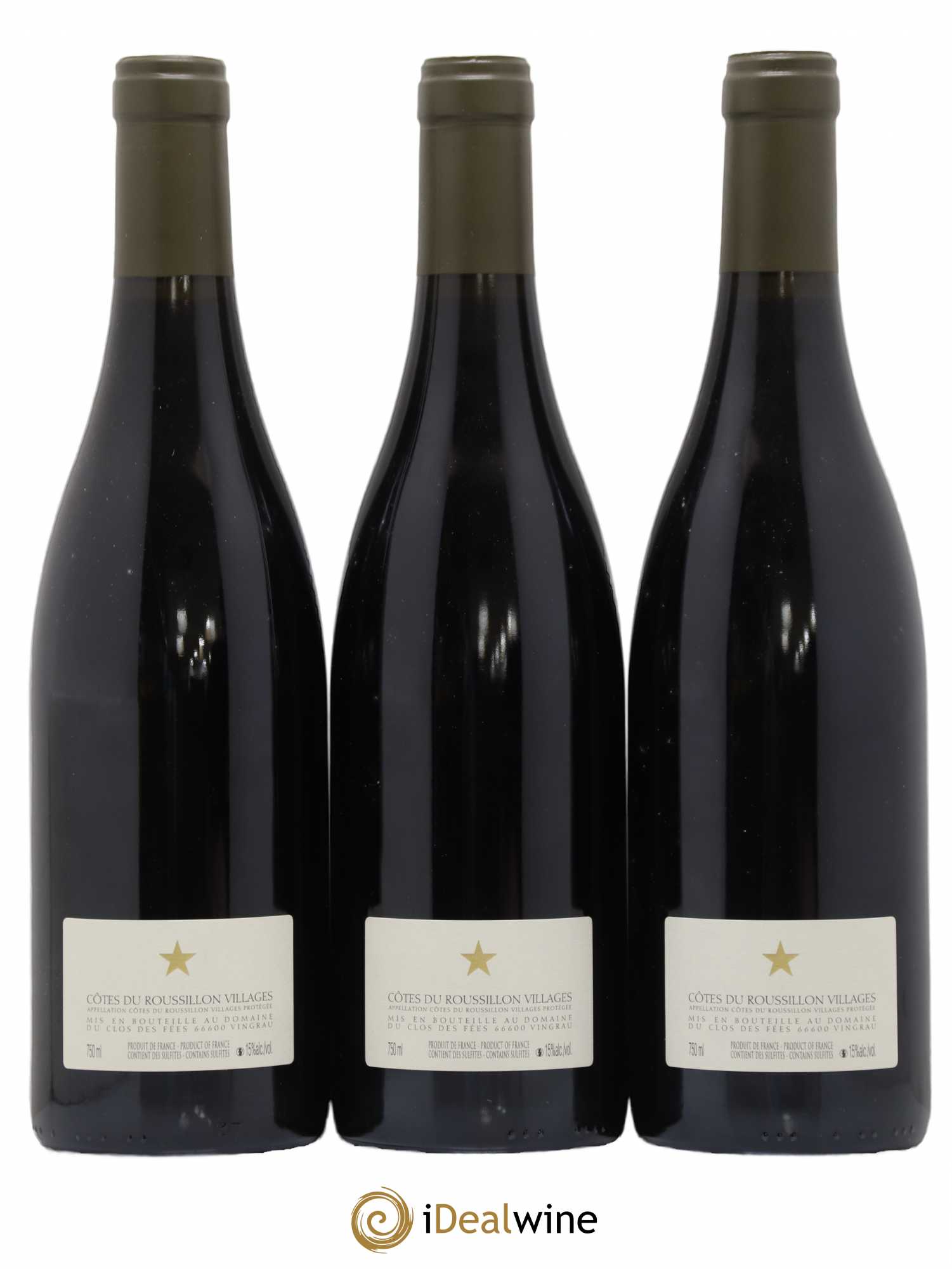 Côtes du Roussillon Villages Clos des Fées Hervé Bizeul 2013 - Lot de 3 bouteilles - 1