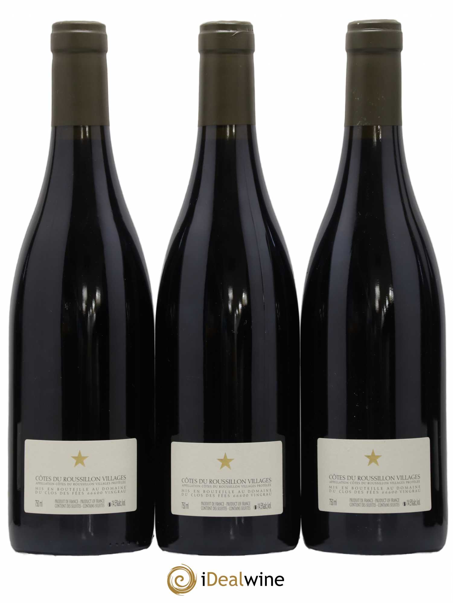 Côtes du Roussillon Villages Clos des Fées Hervé Bizeul 2014 - Lot de 6 bouteilles - 4