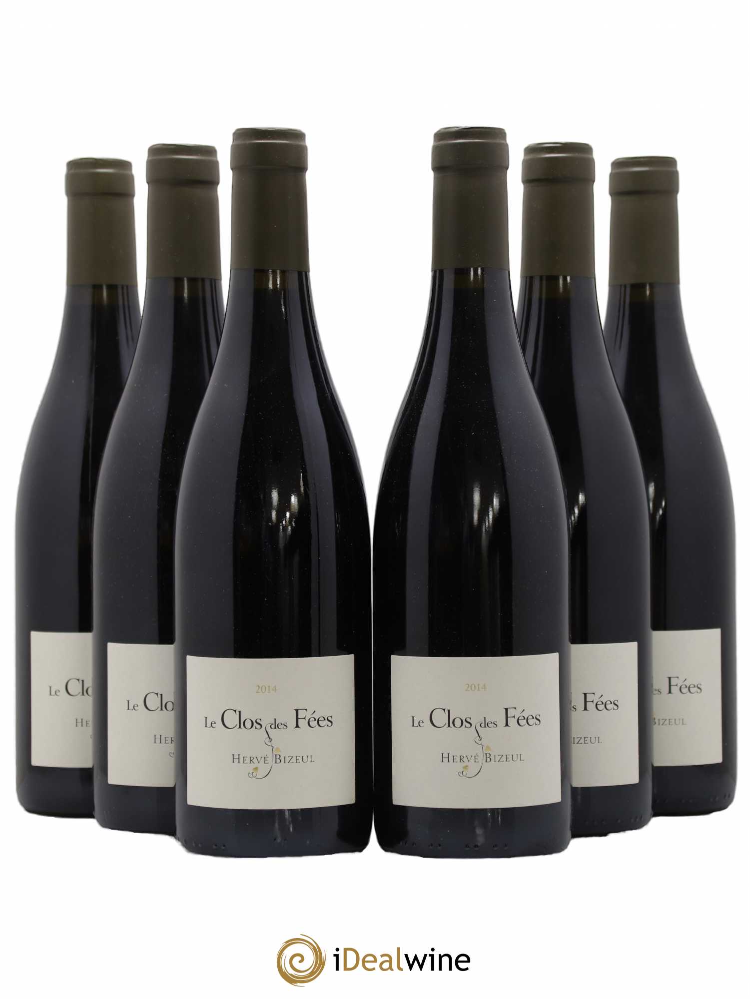 Côtes du Roussillon Villages Clos des Fées Hervé Bizeul 2014 - Lot de 6 bouteilles - 0