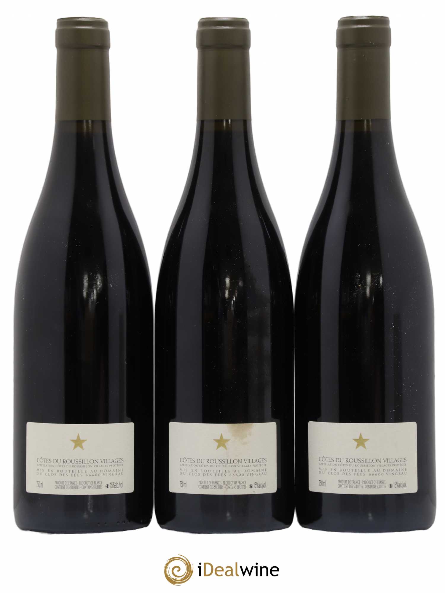 Côtes du Roussillon Villages Clos des Fées Hervé Bizeul 2013 - Lot de 3 bouteilles - 1