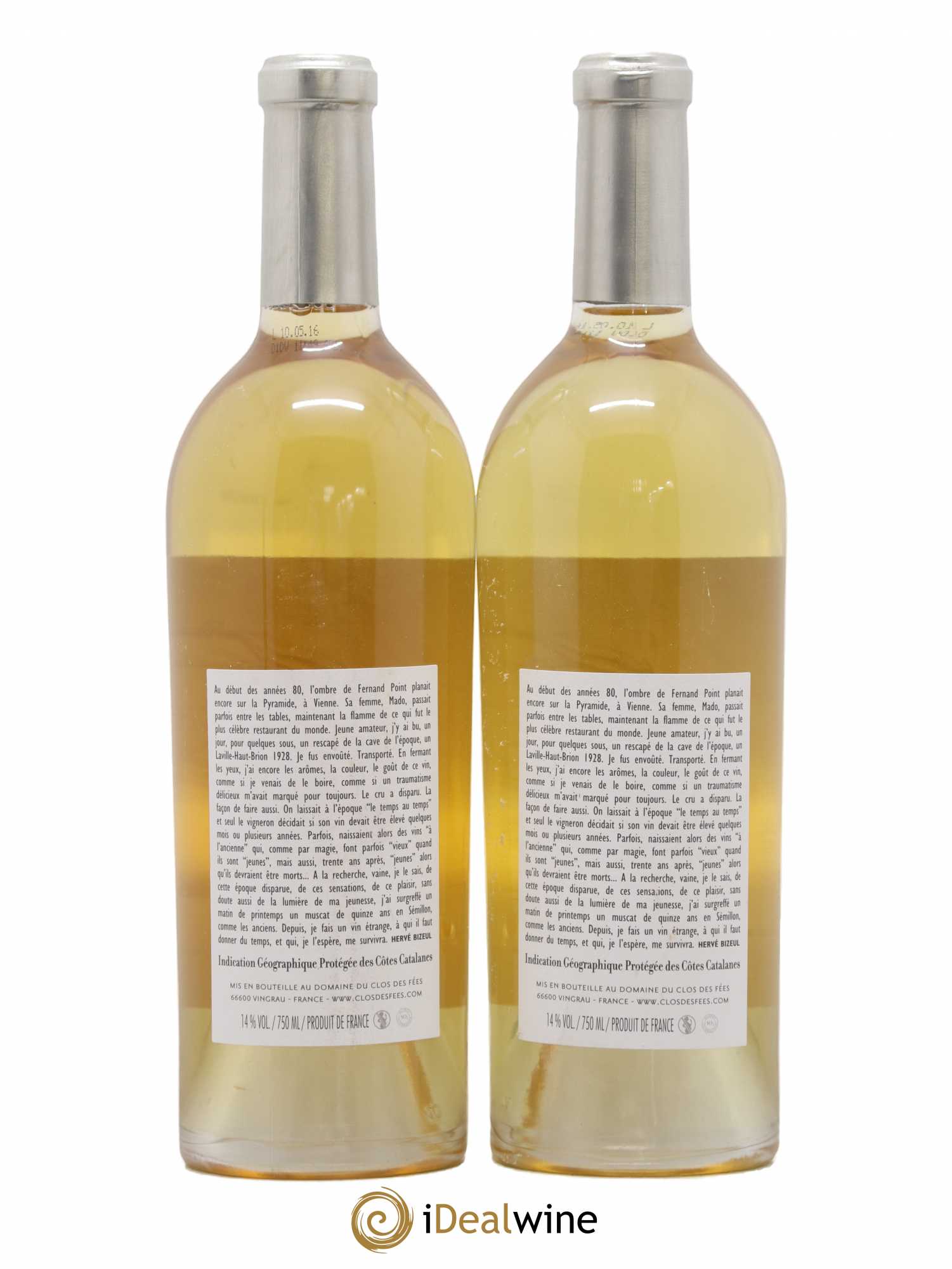 Côtes Catalanes (VDP des Côtes Catalanes) Un Faune avec son fifre sous les oliviers sauvages Clos des fées Hervé Bizeul 2014 - Lotto di 2 bottiglie - 1