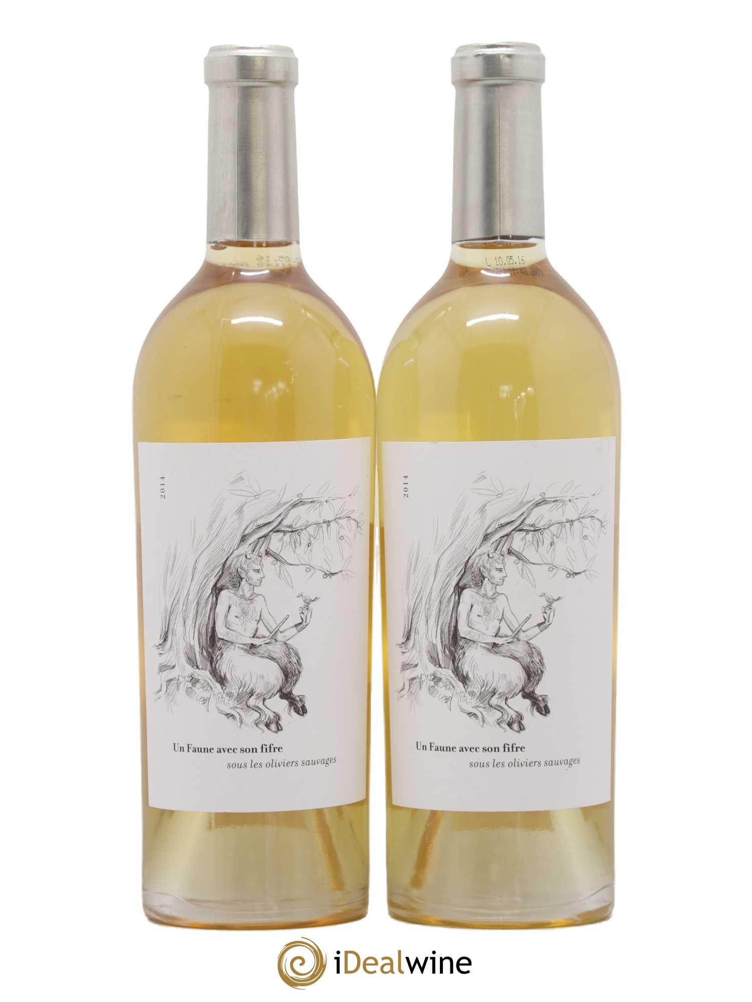 Côtes Catalanes (VDP des Côtes Catalanes) Un Faune avec son fifre sous les oliviers sauvages Clos des fées Hervé Bizeul 2014 - Lotto di 2 bottiglie - 0