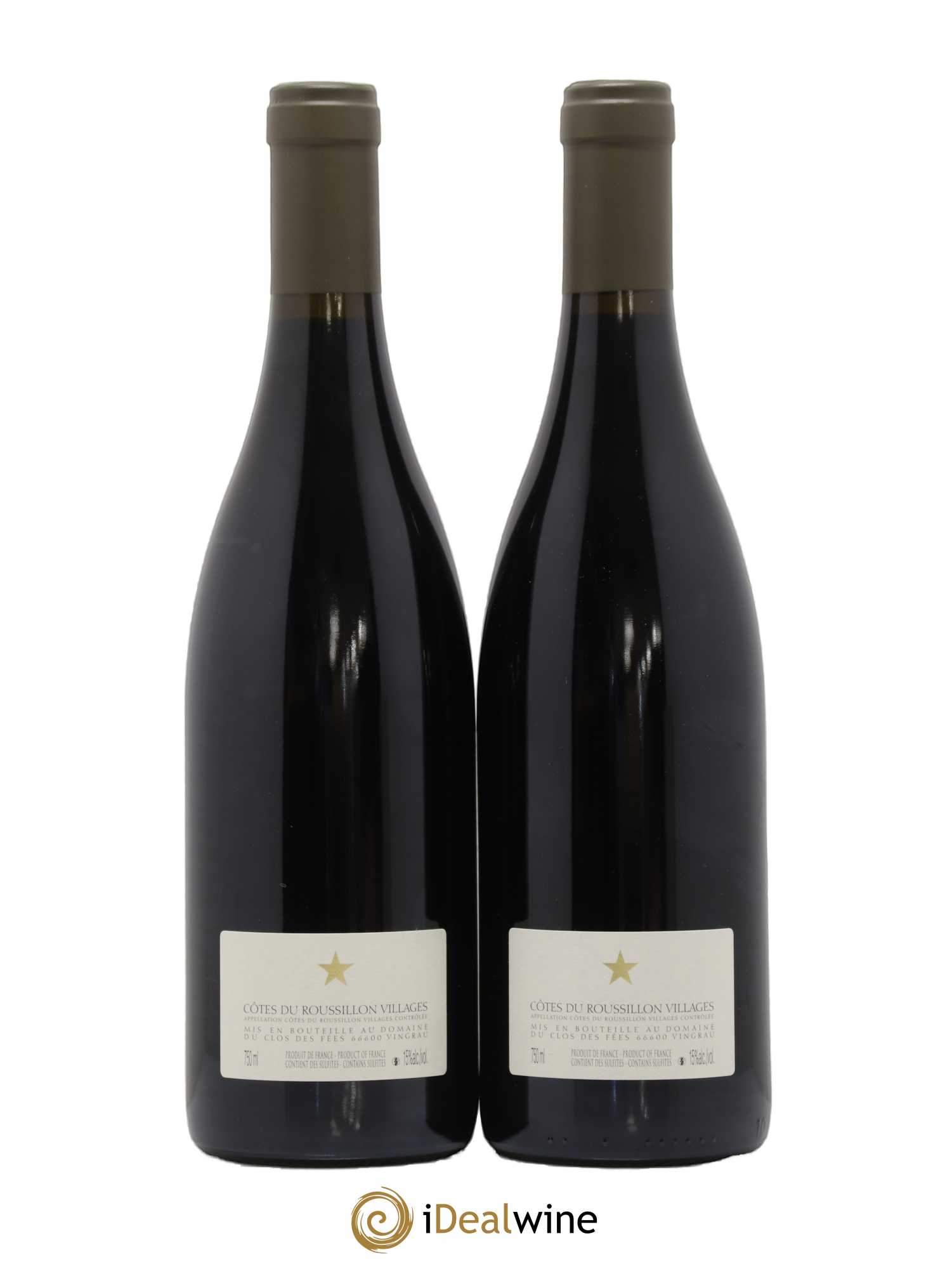 Côtes du Roussillon Villages Clos des Fées Hervé Bizeul 2009 - Lot de 2 bouteilles - 1