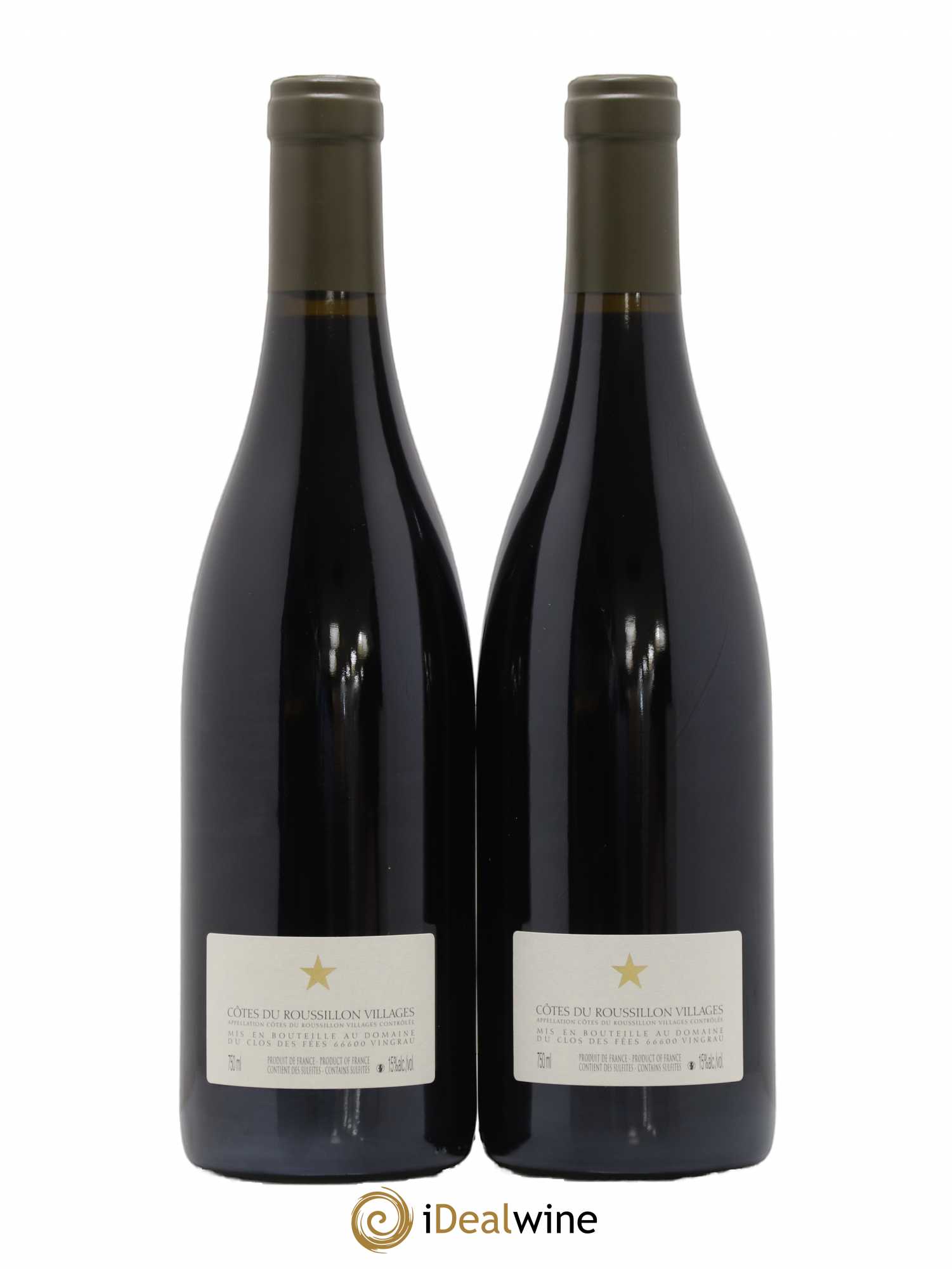 Côtes du Roussillon Villages Clos des Fées Hervé Bizeul 2010 - Lot de 2 bouteilles - 1