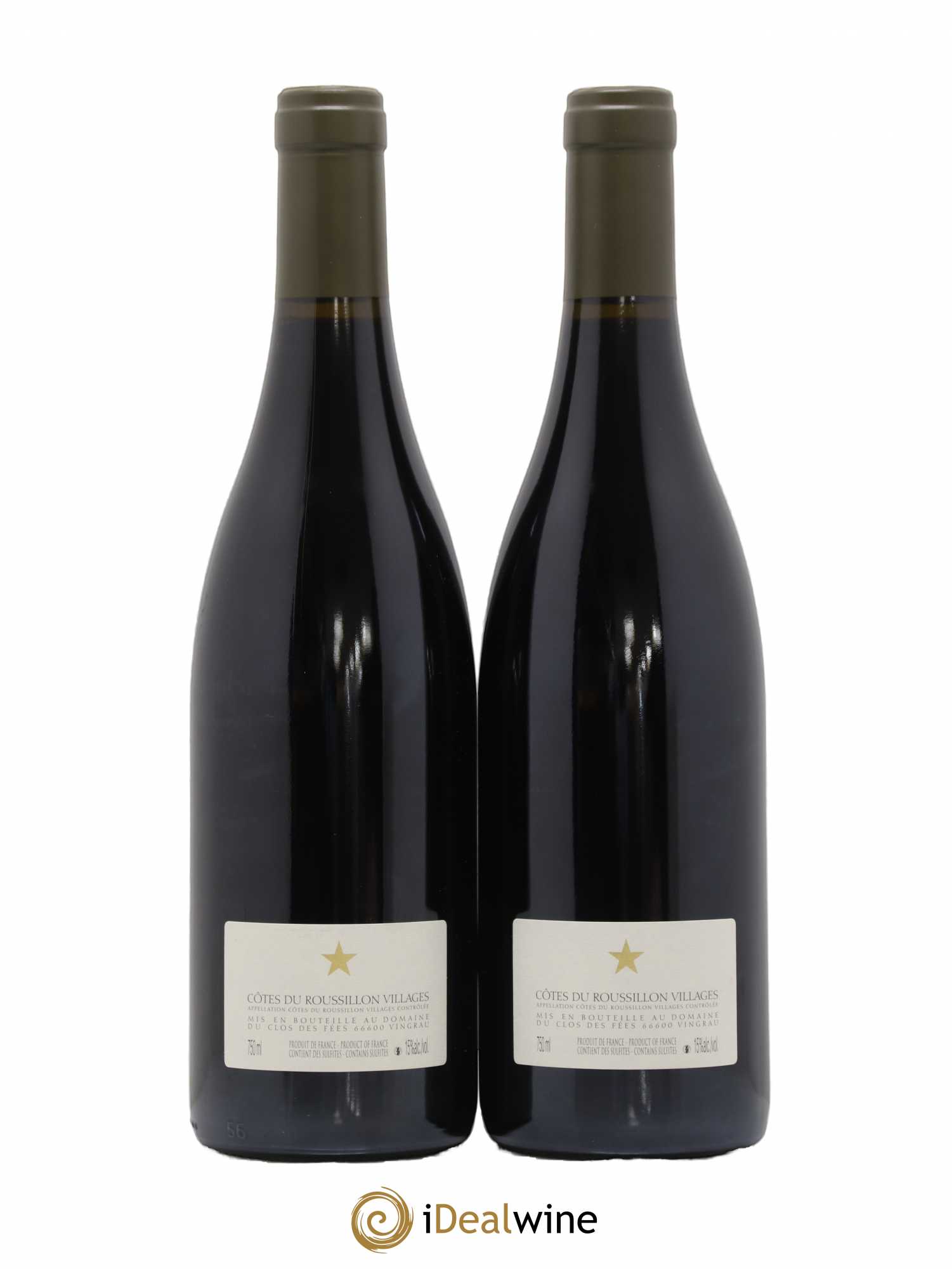 Côtes du Roussillon Villages Clos des Fées Hervé Bizeul 2010 - Lot de 2 bouteilles - 1