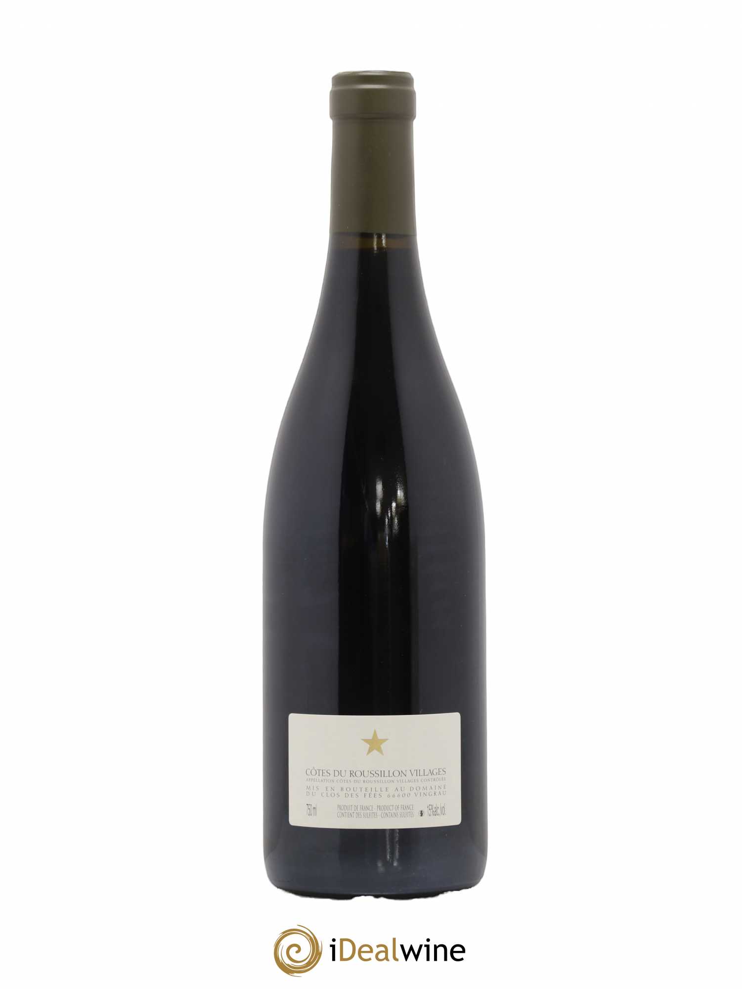 Côtes du Roussillon Villages Clos des Fées Hervé Bizeul 2010 - Lot de 1 bouteille - 1