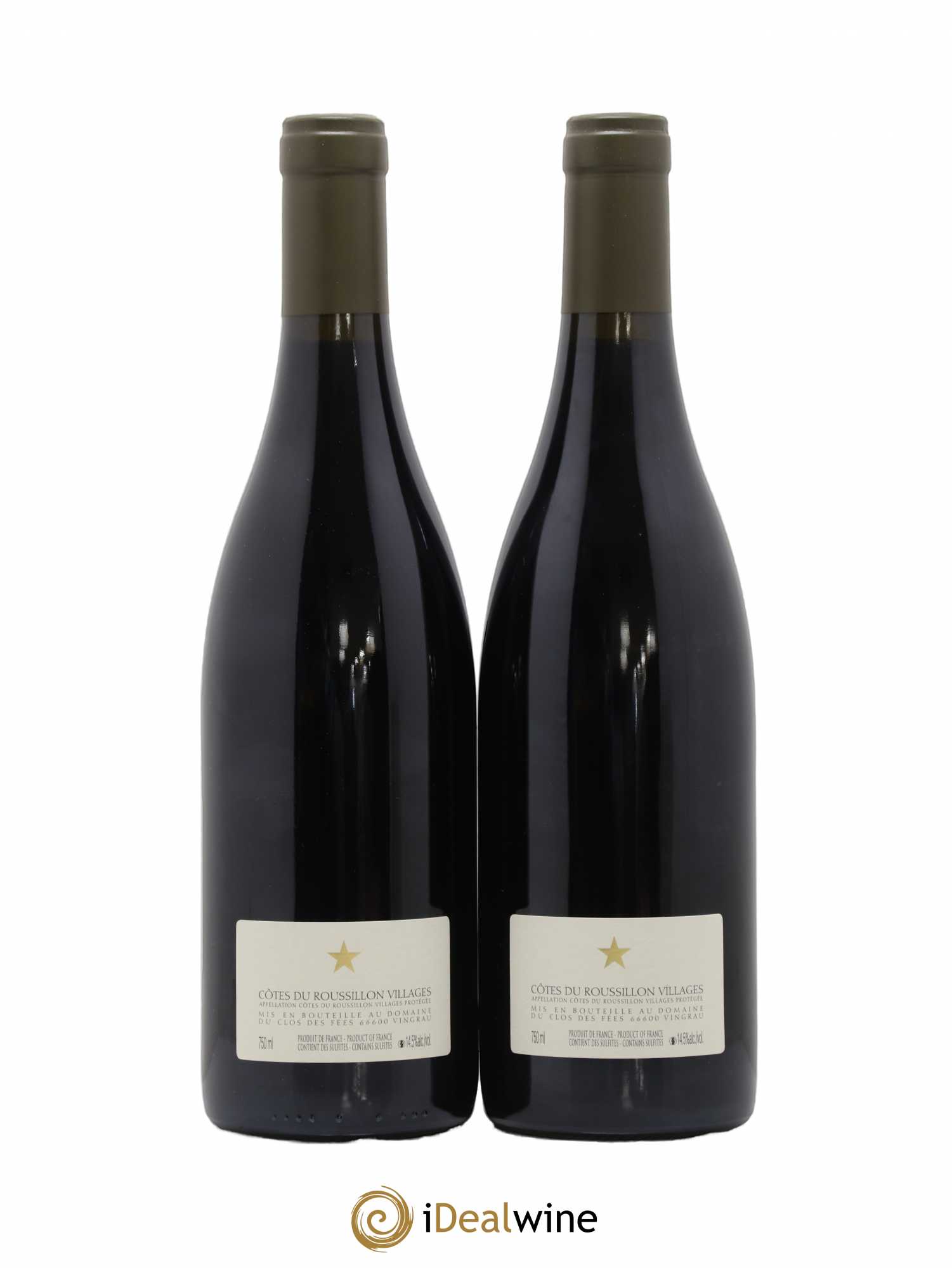 Côtes du Roussillon Villages Clos des Fées Hervé Bizeul 2014 - Lot de 2 bouteilles - 1