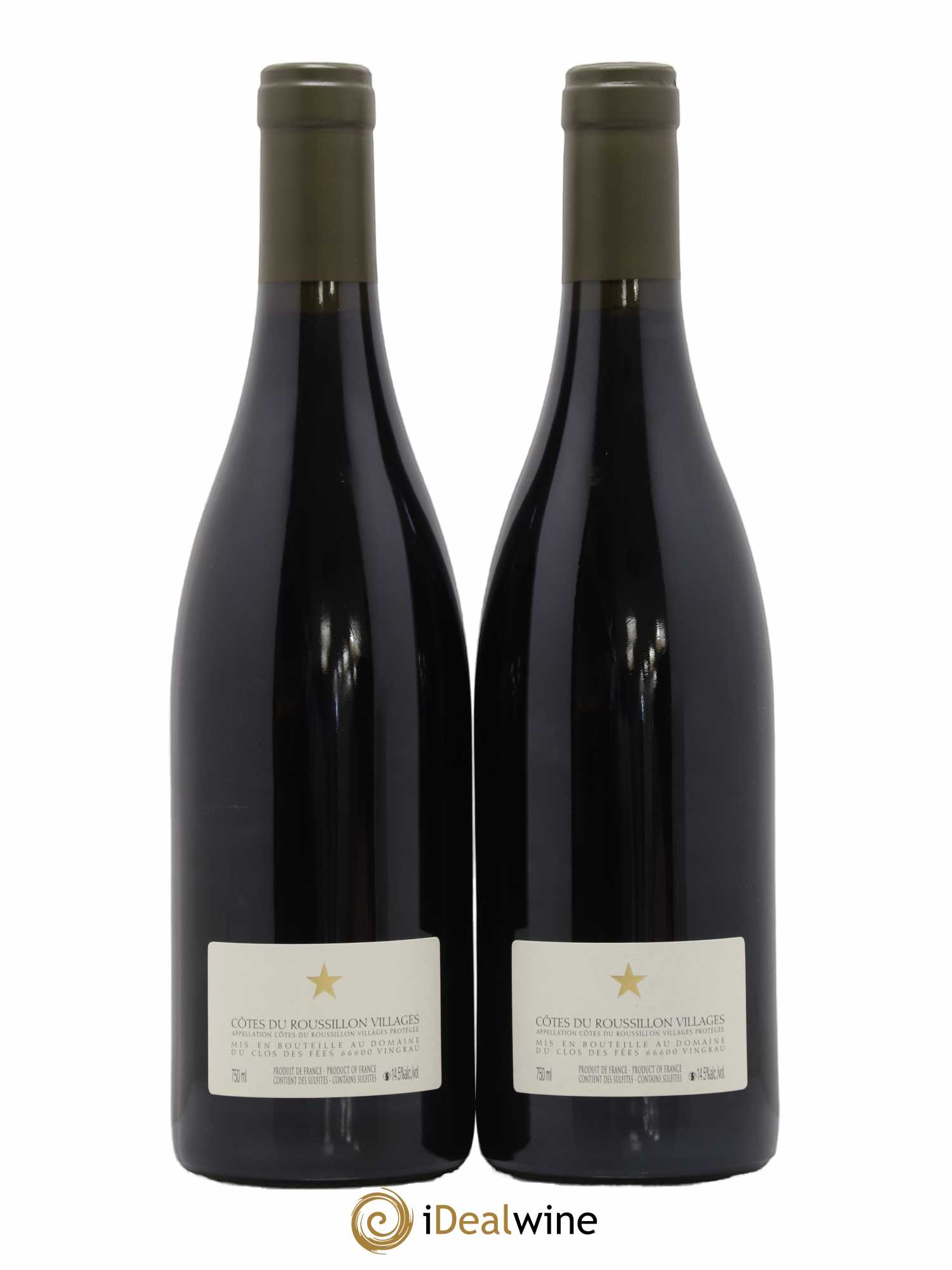 Côtes du Roussillon Villages Clos des Fées Hervé Bizeul 2014 - Lot de 2 bouteilles - 1