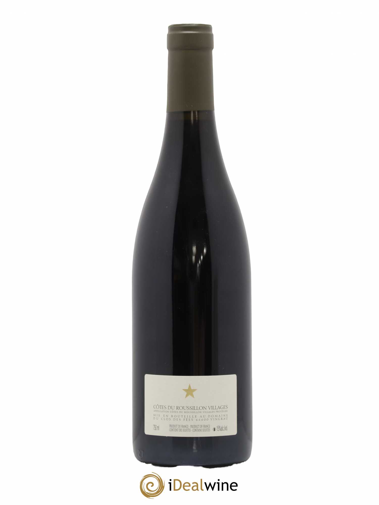 Côtes du Roussillon Villages Clos des Fées Hervé Bizeul 2012 - Lot de 1 bouteille - 1