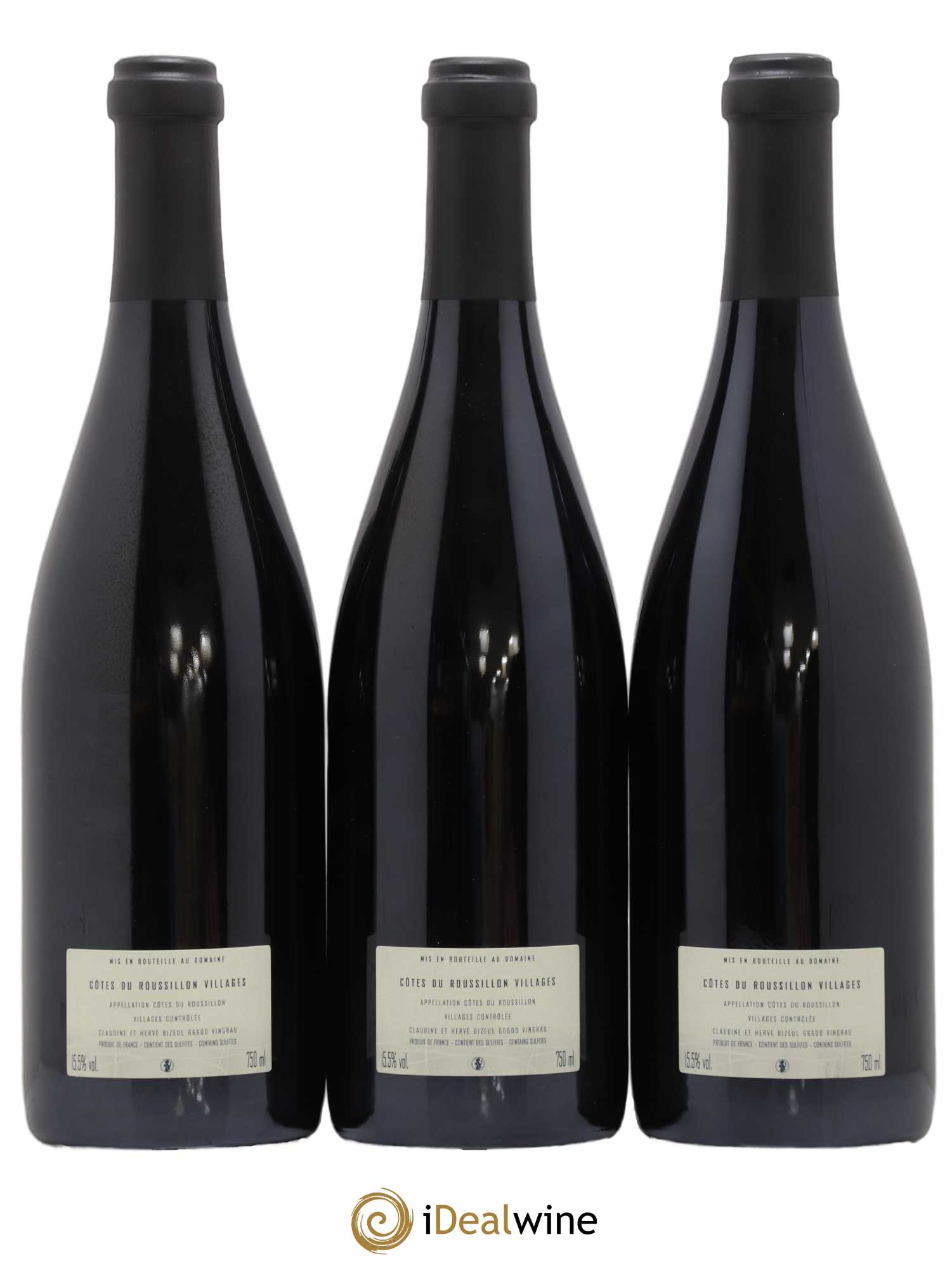 Côtes du Roussillon Villages Clos des Fées La Petite Sibérie Hervé Bizeul 2013 - Lot de 3 bouteilles - 1