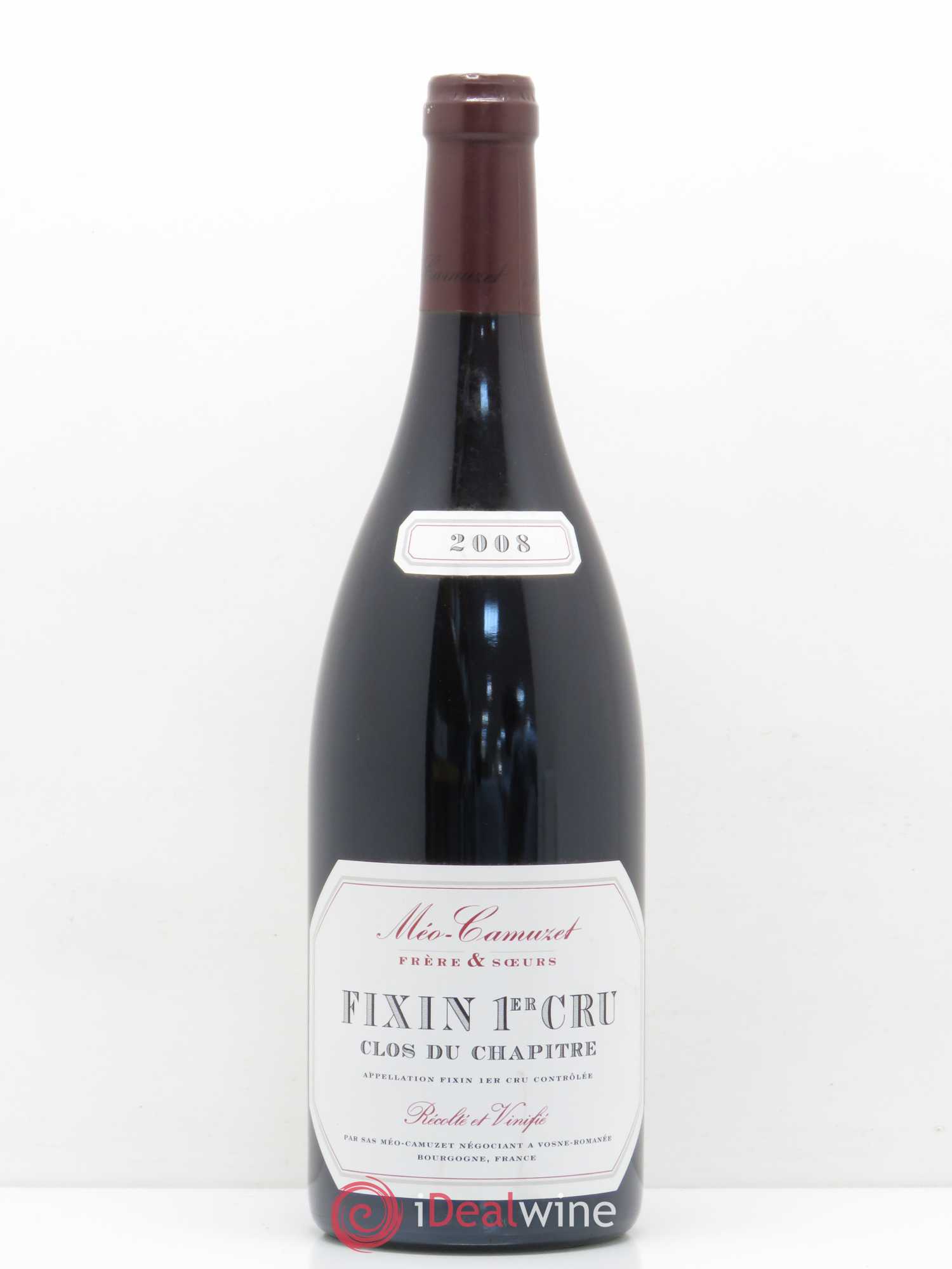 Fixin 1er Cru Clos du Chapitre Méo-Camuzet (Frère & Soeurs) 2008 - Lot de 1 bouteille - 0