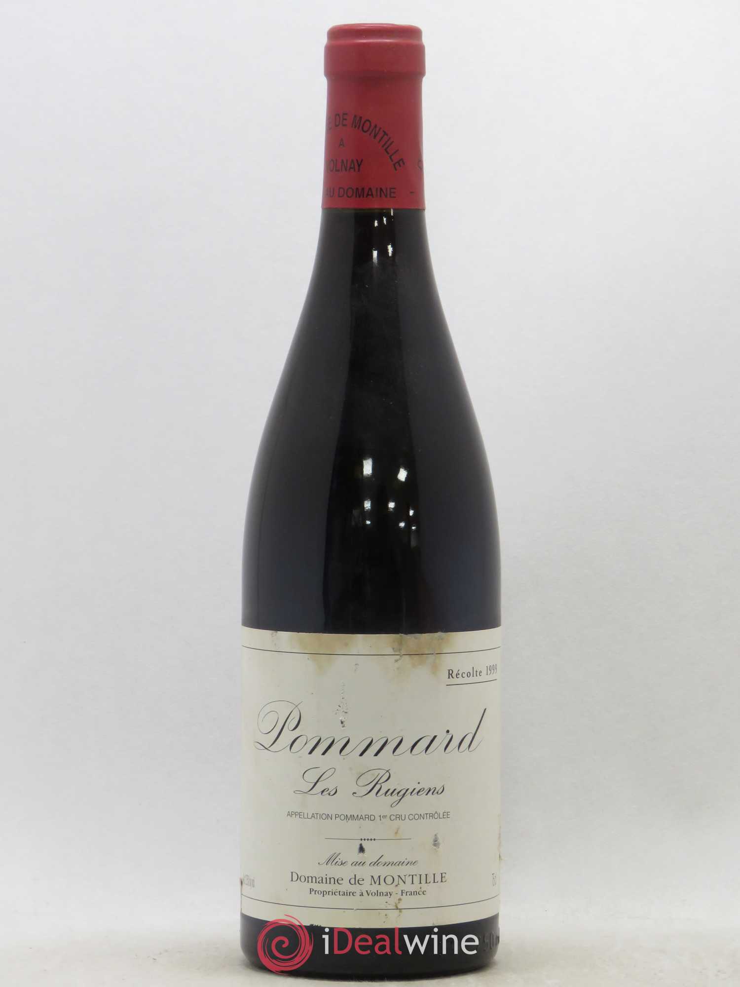 Pommard 1er Cru Les Rugiens-bas De Montille (Domaine) 1999 - Lot de 1 bouteille - 0