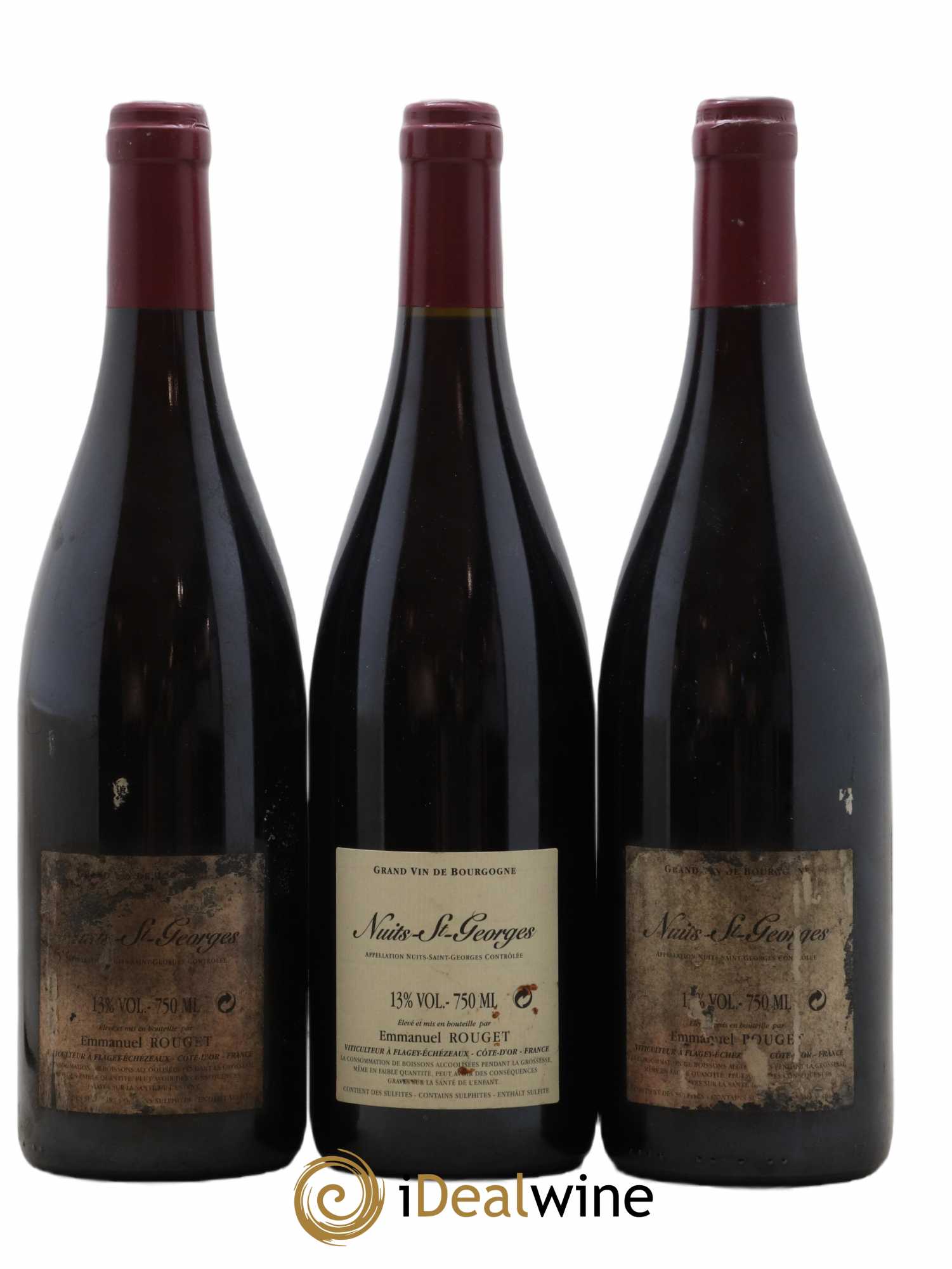 Nuits-Saint-Georges Emmanuel Rouget 2008 - Posten von 3 Flaschen - 1