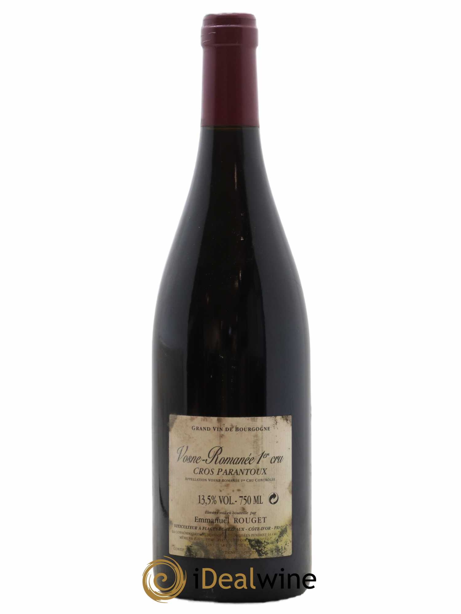 Vosne-Romanée 1er Cru Cros Parantoux Emmanuel Rouget 2008 - Lot de 1 bouteille - 1