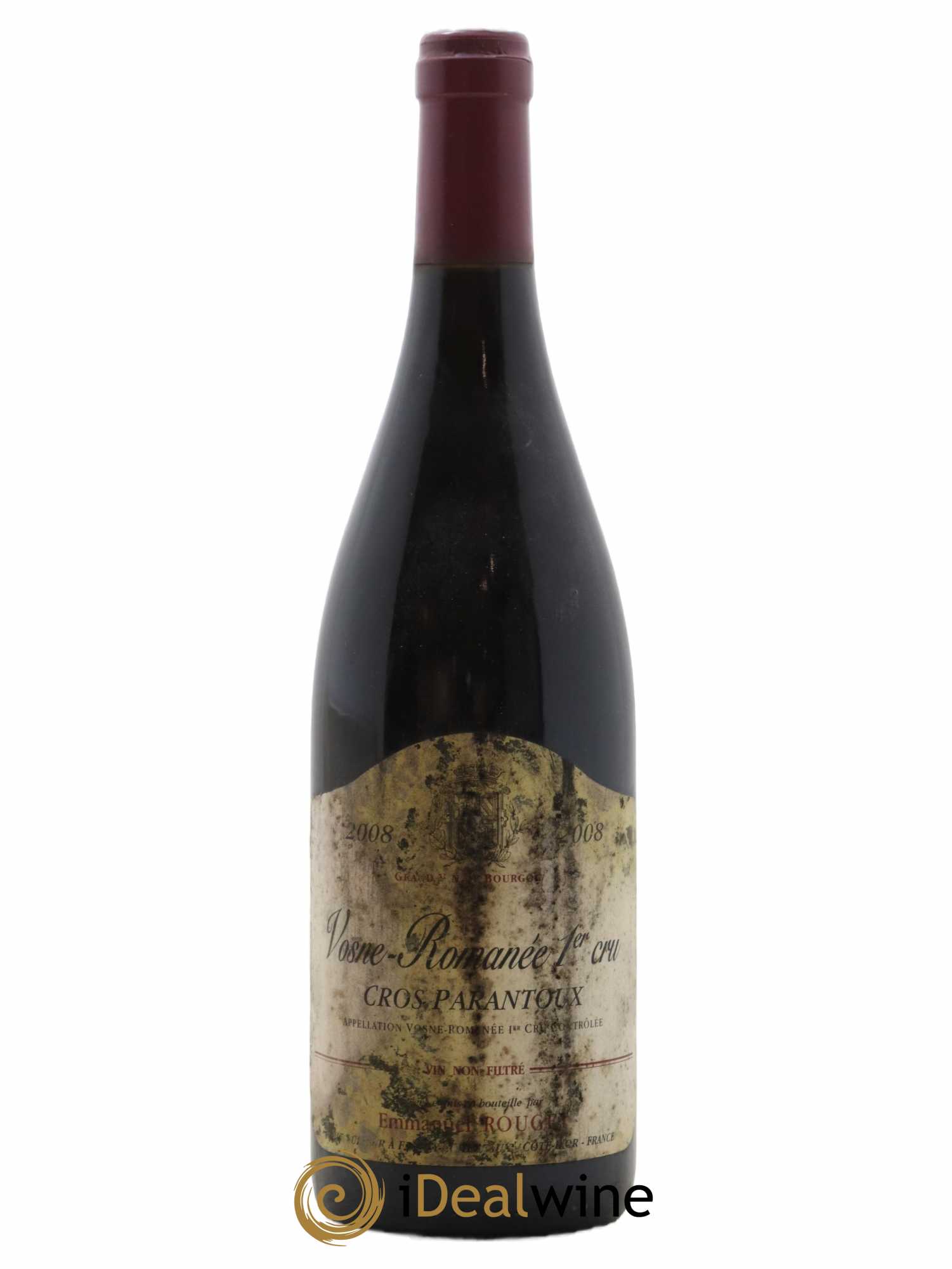 Vosne-Romanée 1er Cru Cros Parantoux Emmanuel Rouget 2008 - Lot de 1 bouteille - 0