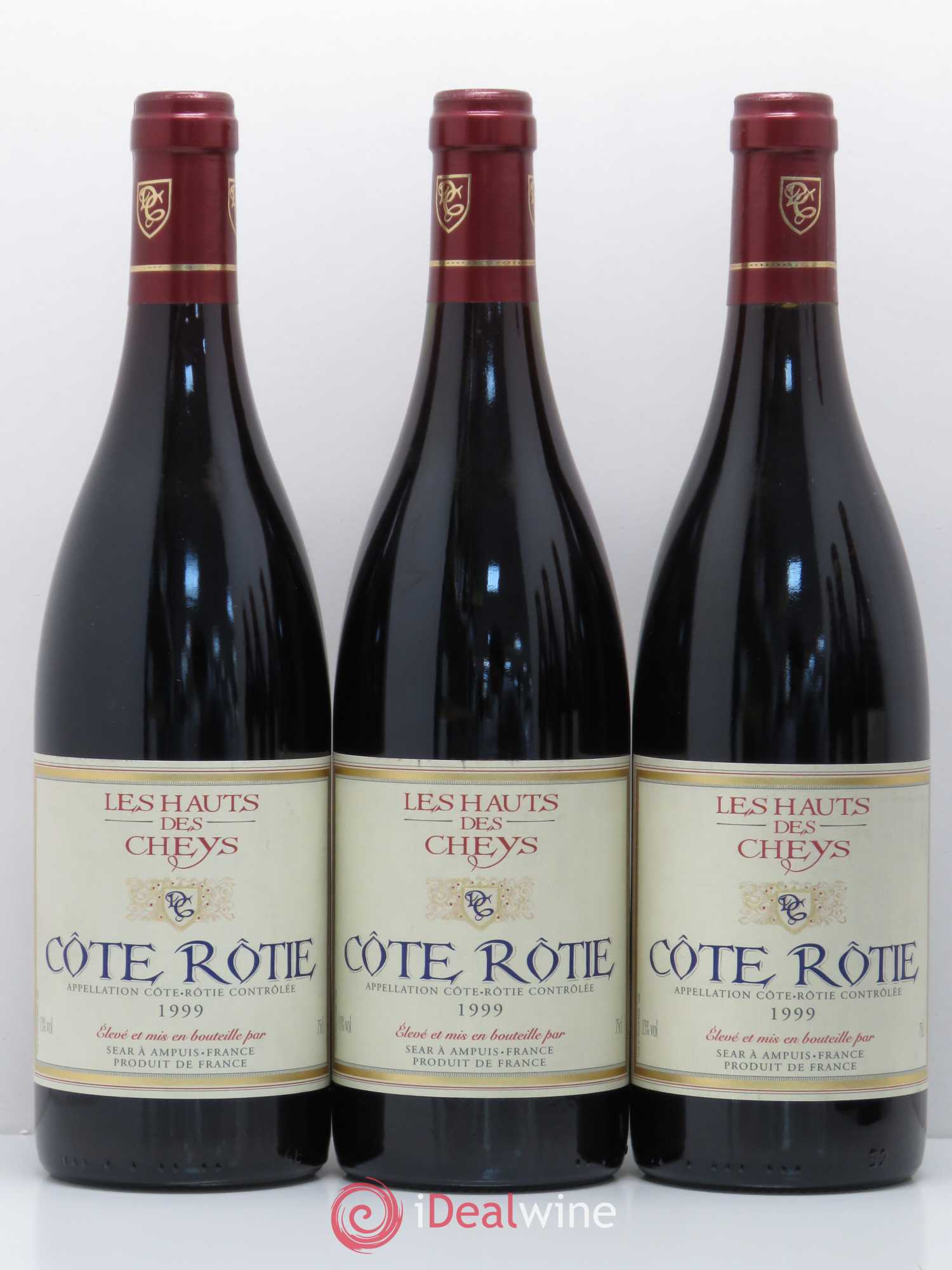 Côte-Rôtie Les Hauts de Cheys 1999 - Posten von 6 Flaschen - 1