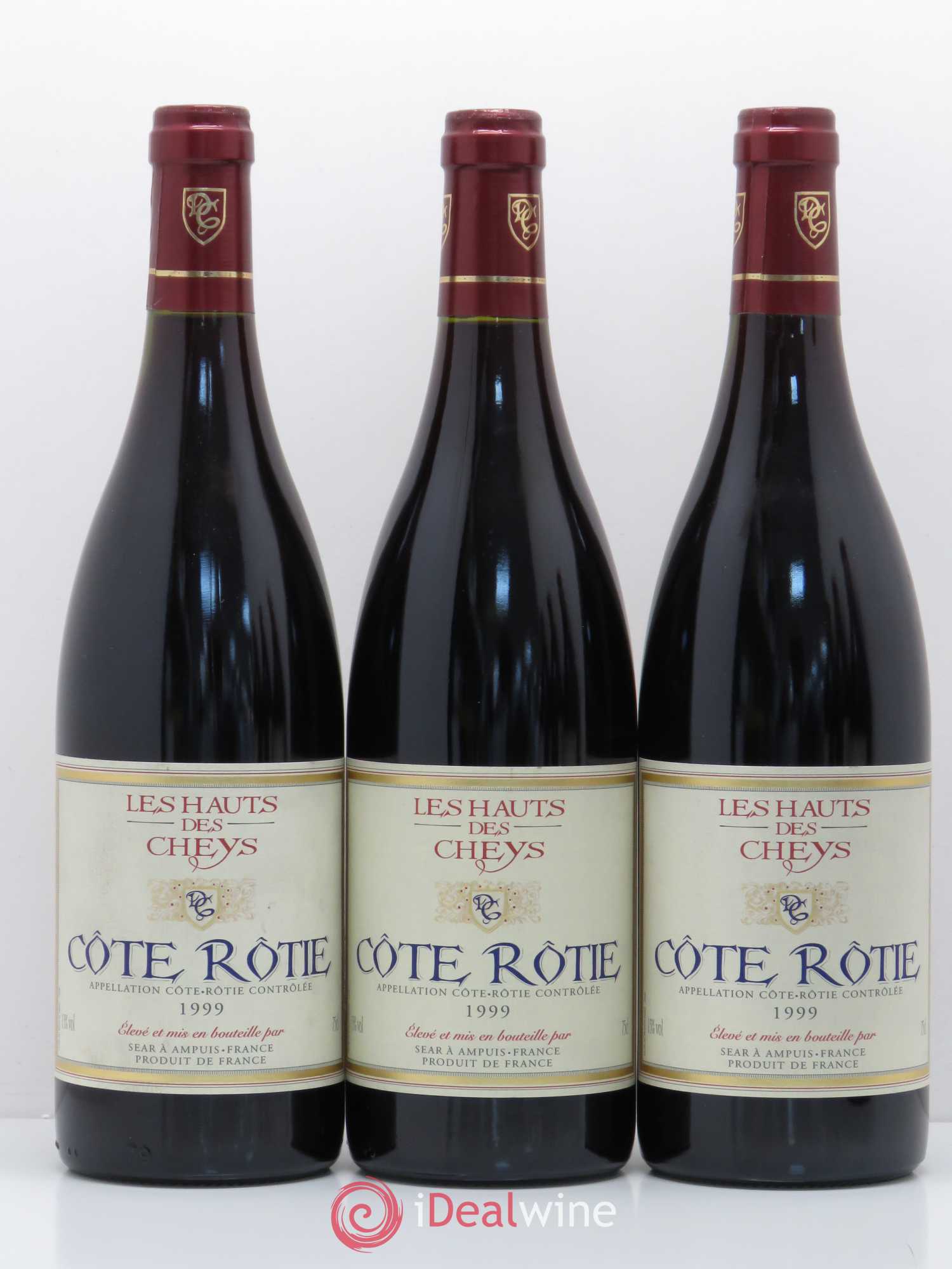 Côte-Rôtie Les Hauts de Cheys (sans prix de réserve) 1999 - Posten von 6 Flaschen - 1