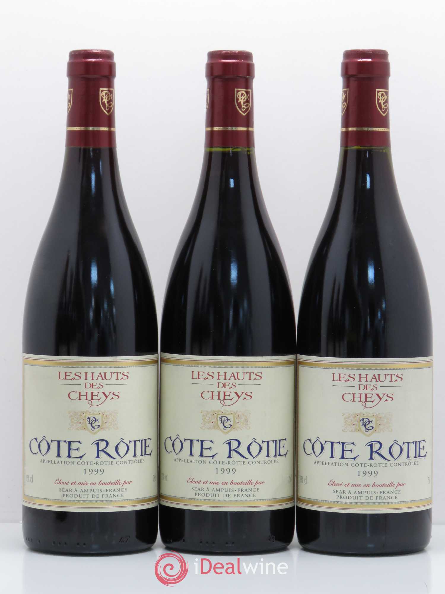 Côte-Rôtie Les Hauts de Cheys (sans prix de réserve) 1999 - Posten von 6 Flaschen - 2