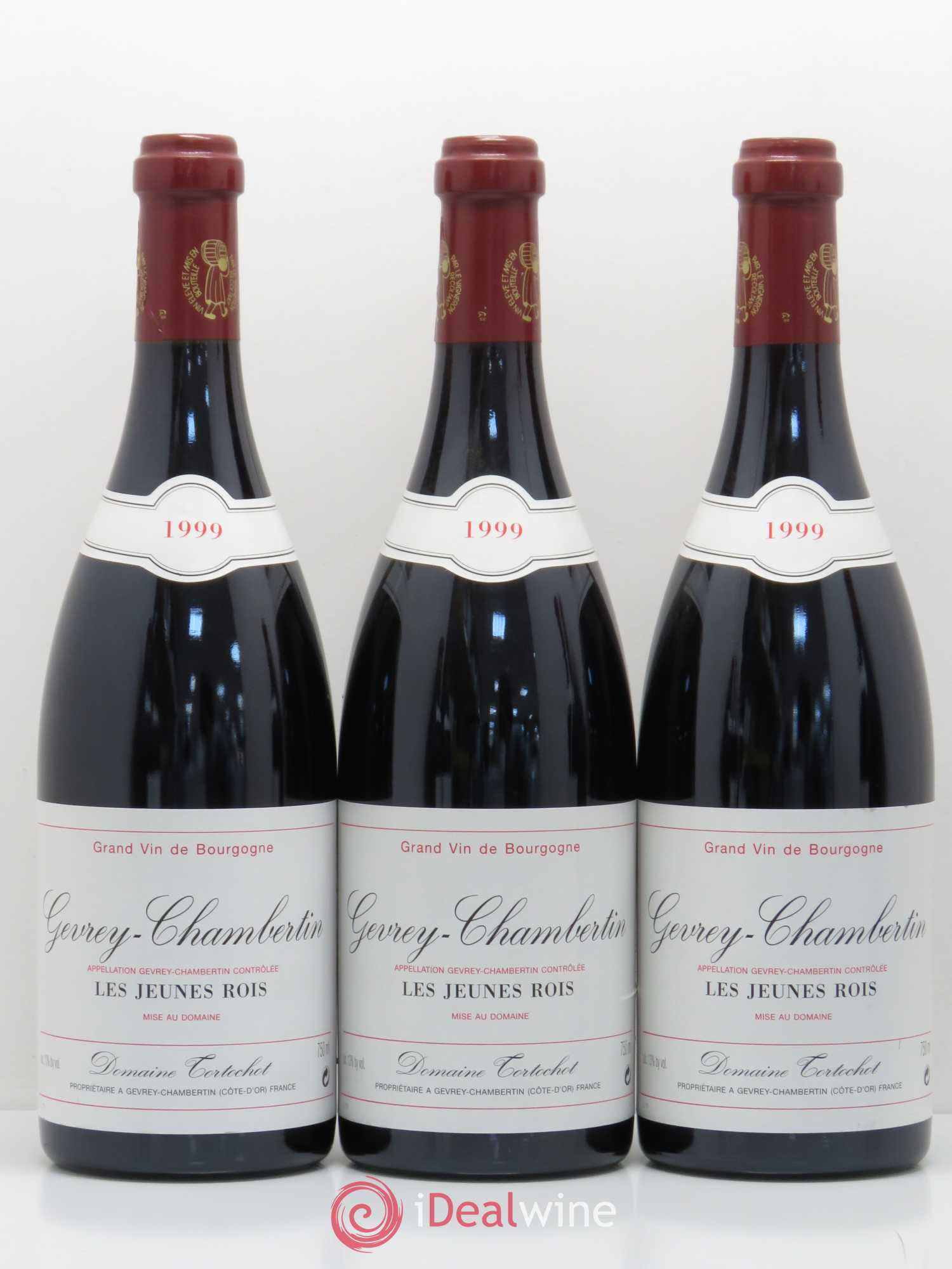 Gevrey-Chambertin Les Jeunes Rois Domaine Tortochot 1999 - Posten von 6 Flaschen - 2