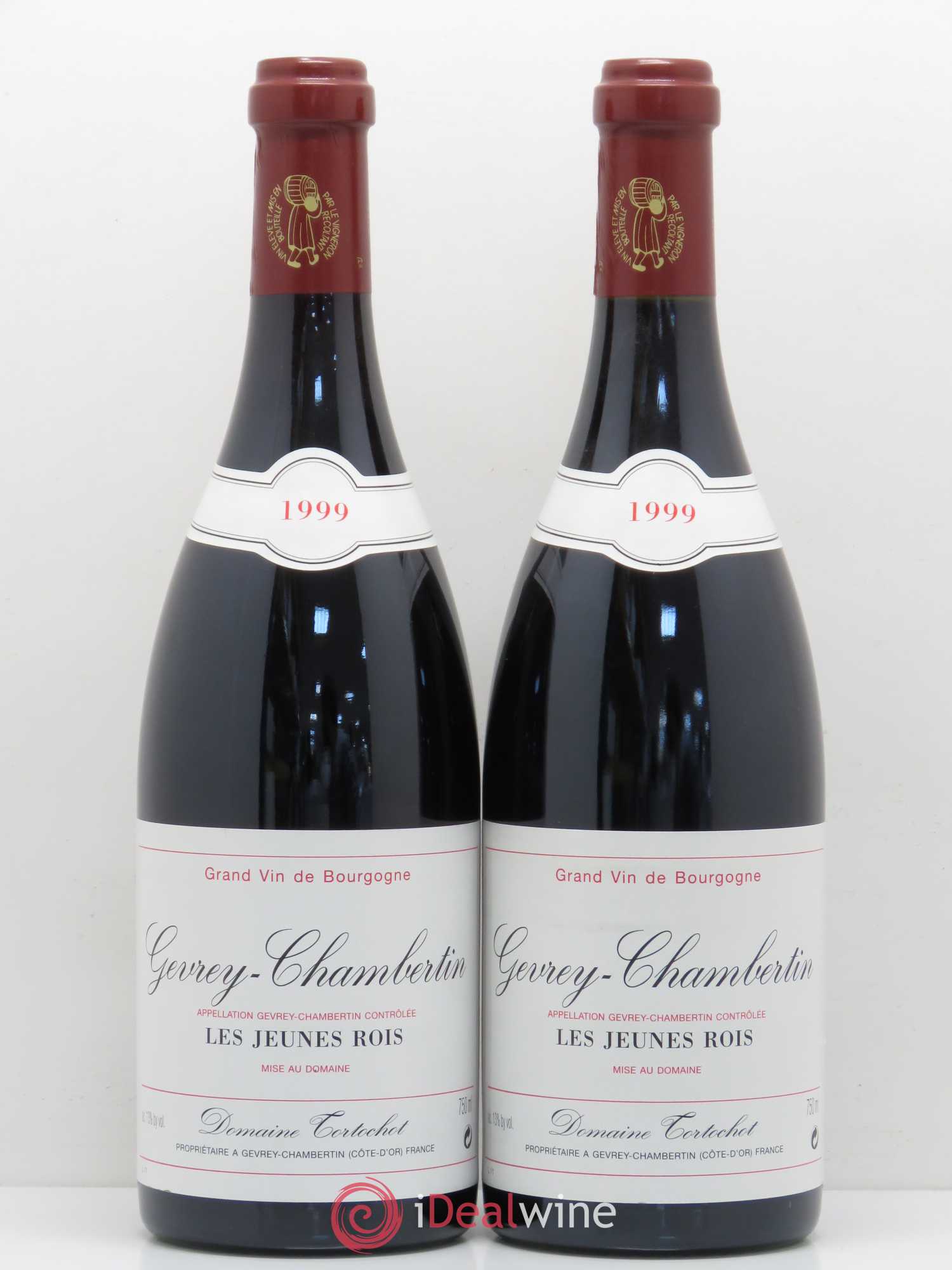 Gevrey-Chambertin Les Jeunes Rois Domaine Tortochot 1999 - Posten von 2 Flaschen - 0