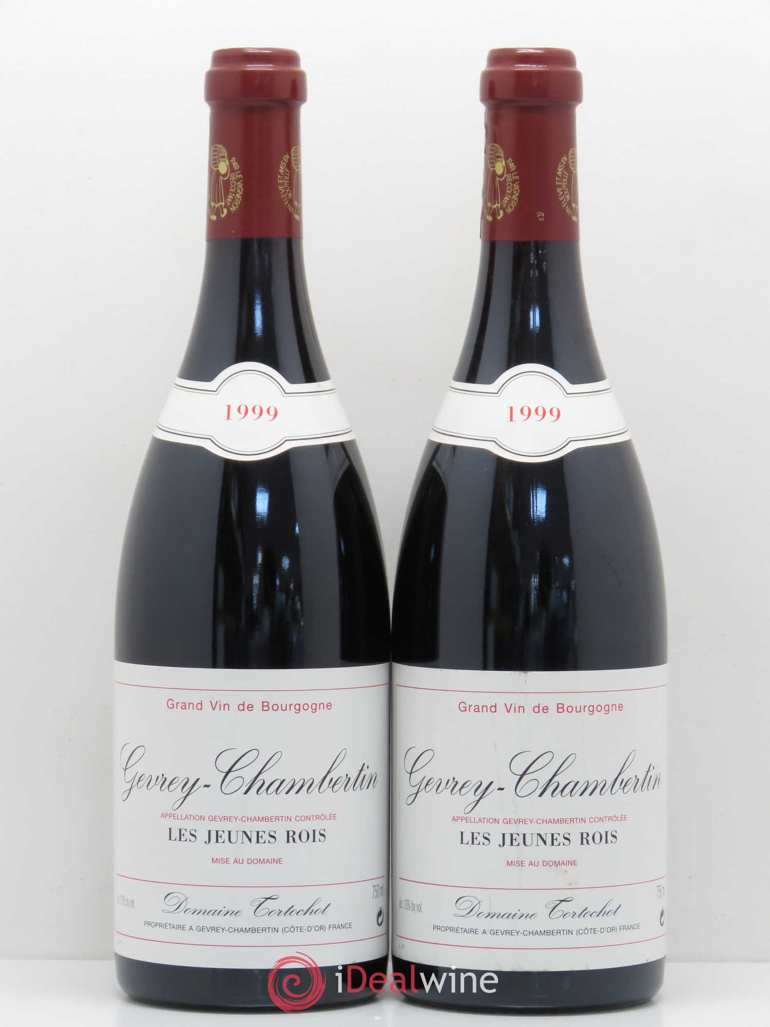 Gevrey-Chambertin Les Jeunes Rois Domaine Tortochot 1999 - Posten von 2 Flaschen - 0