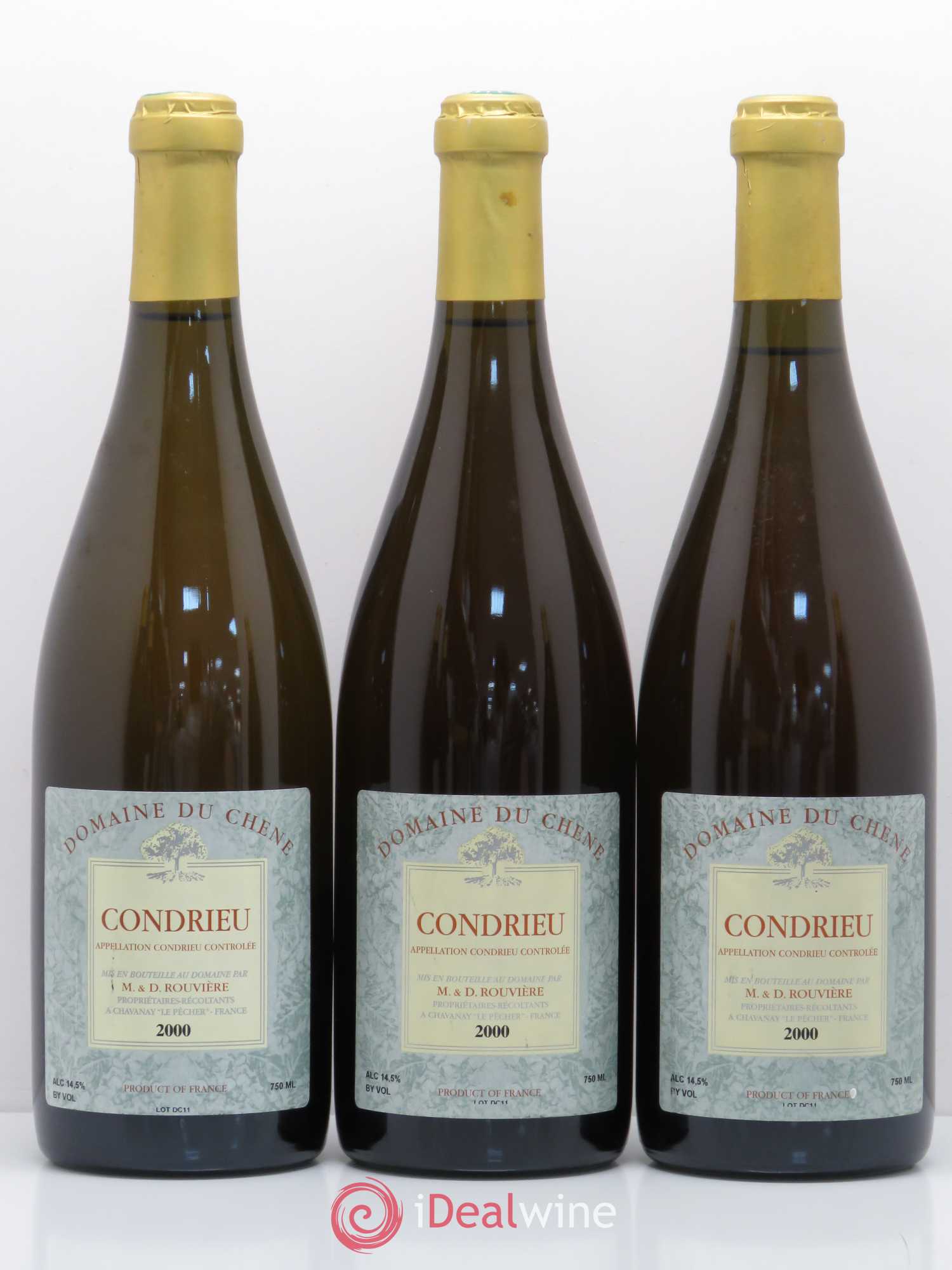 Condrieu Domaine du Chêne 2000 - Lot de 6 bouteilles - 2