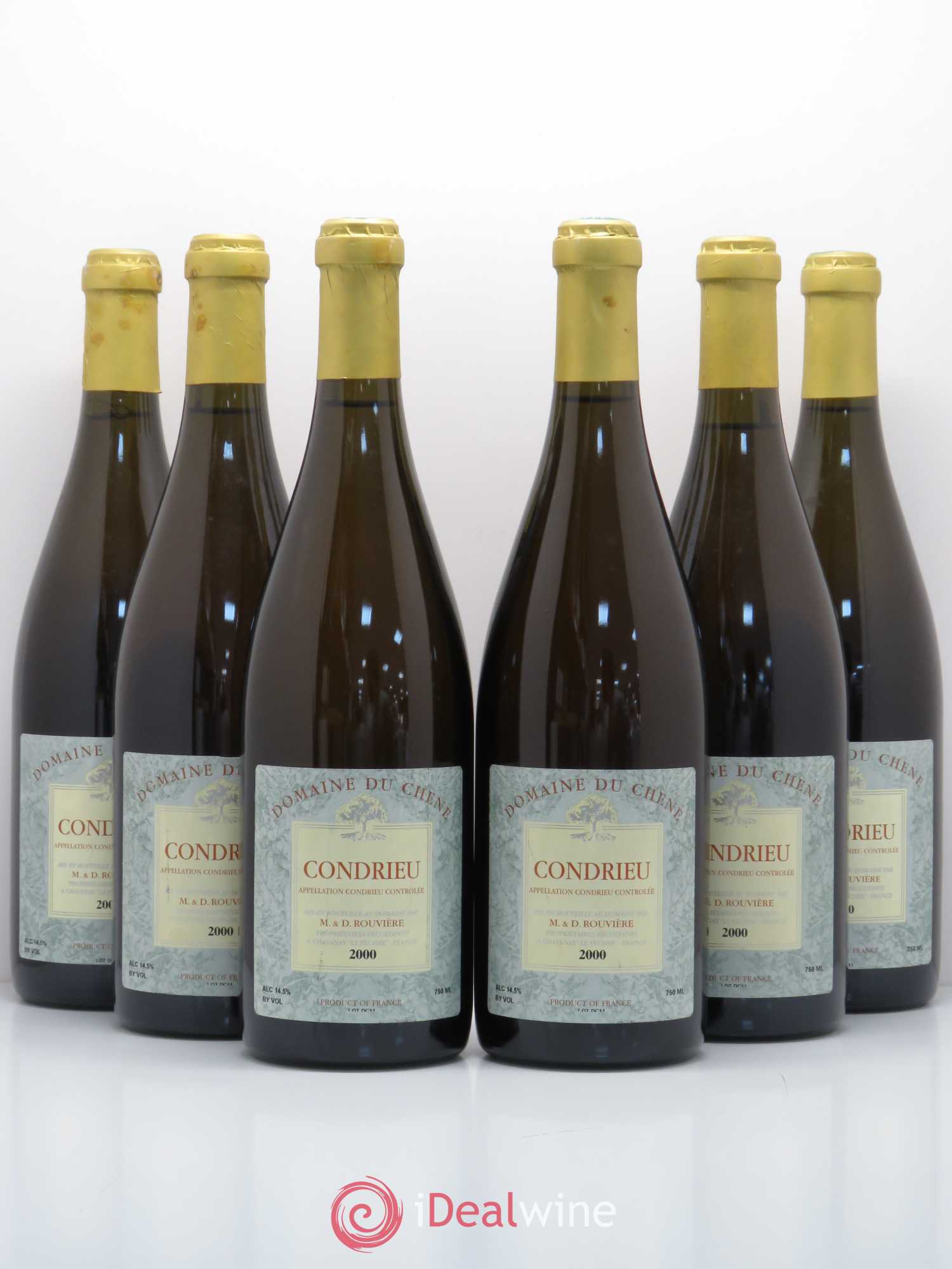 Condrieu Domaine du Chêne 2000 - Lot de 6 bouteilles - 0