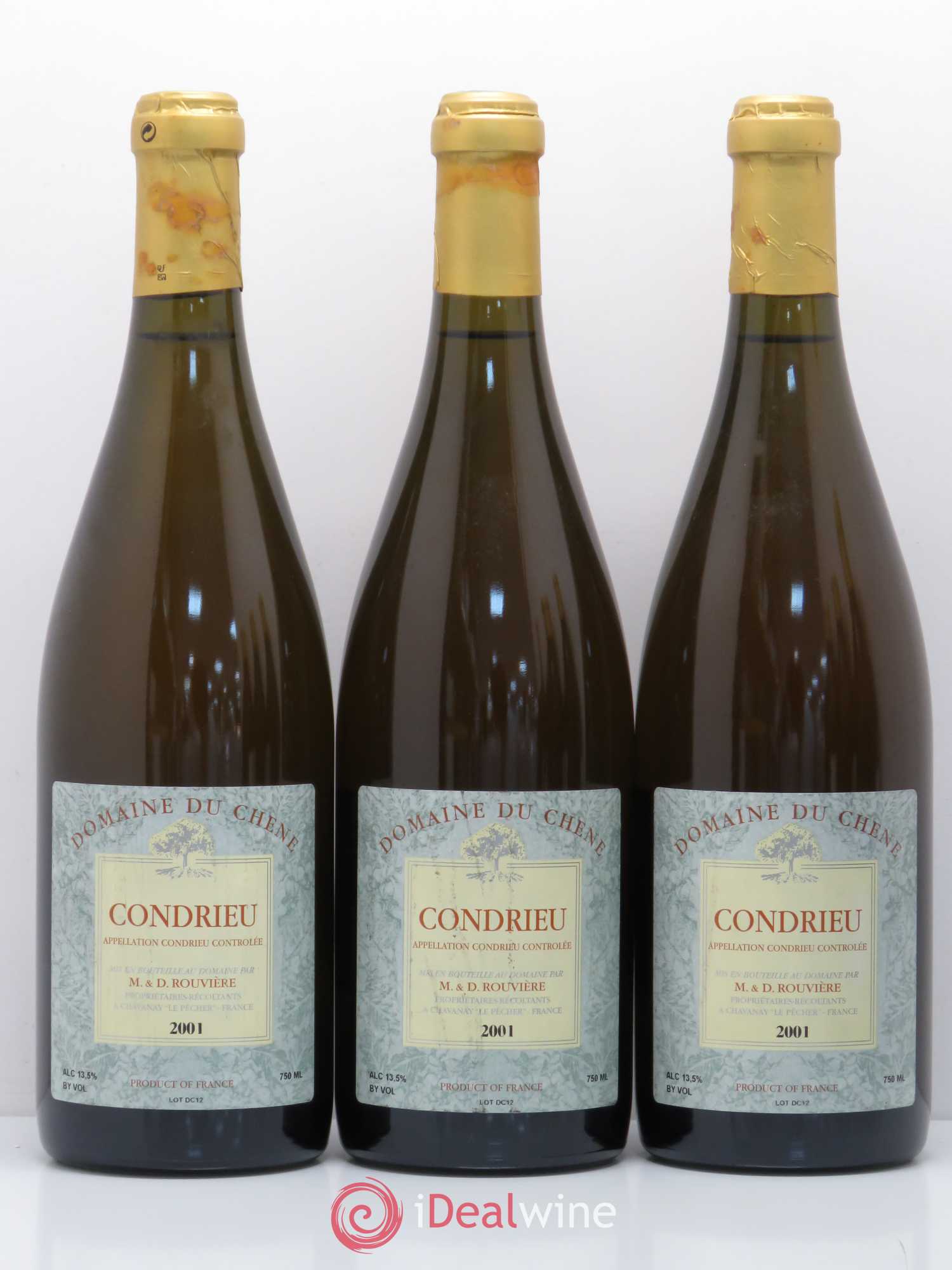 Condrieu Domaine du Chêne 2001 - Lot de 6 bouteilles - 1