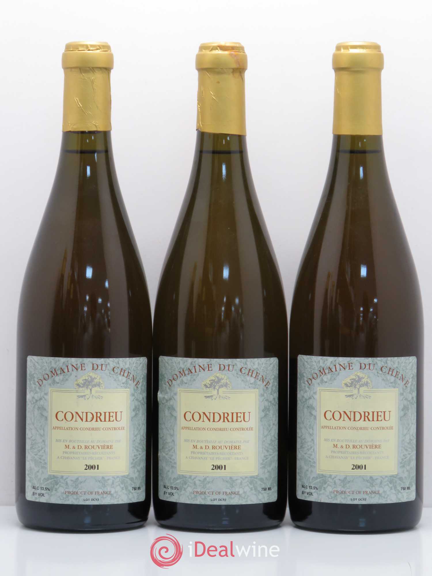 Condrieu Domaine du Chêne 2001 - Lot de 6 bouteilles - 2