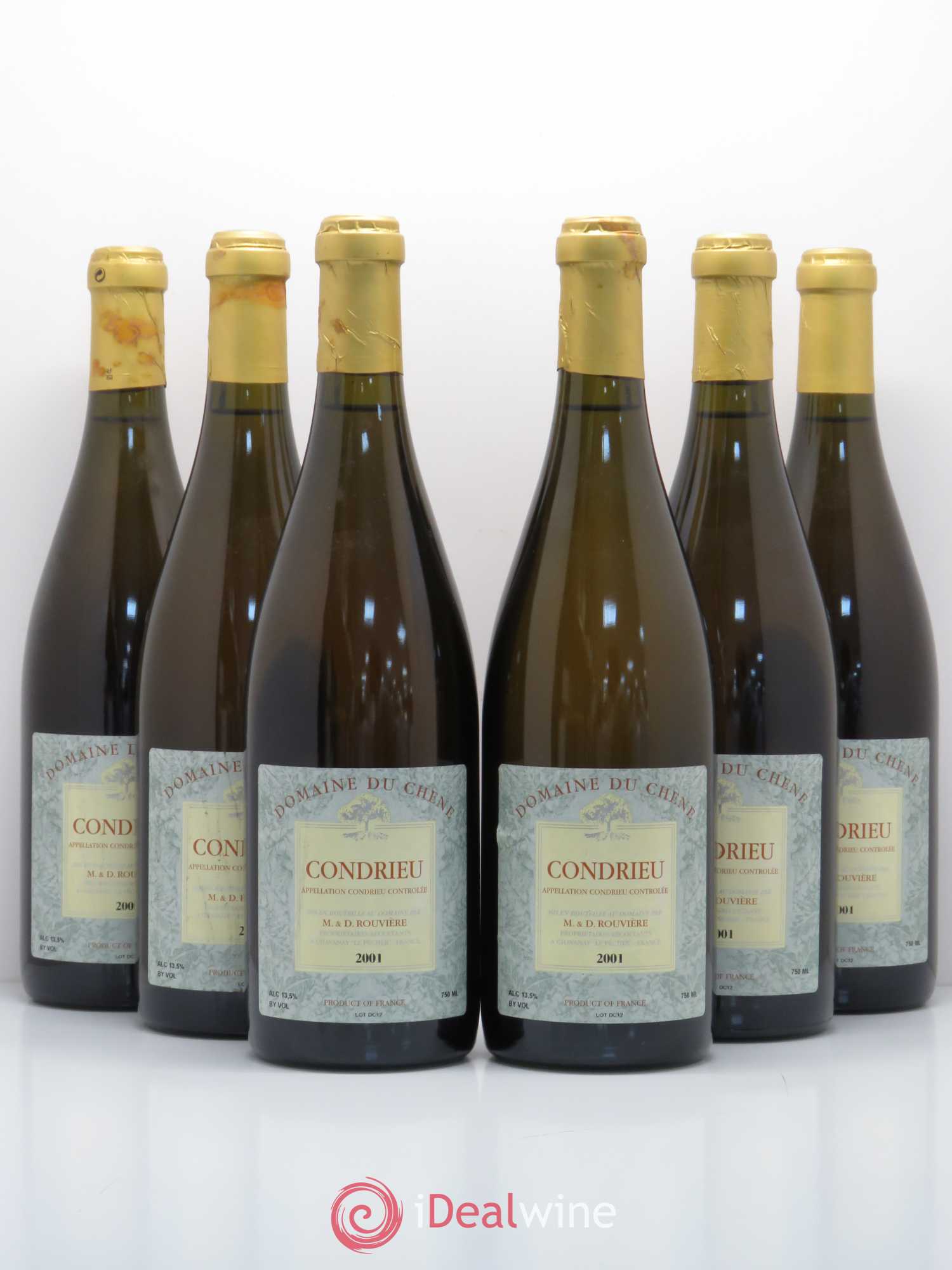 Condrieu Domaine du Chêne 2001 - Lot de 6 bouteilles - 0
