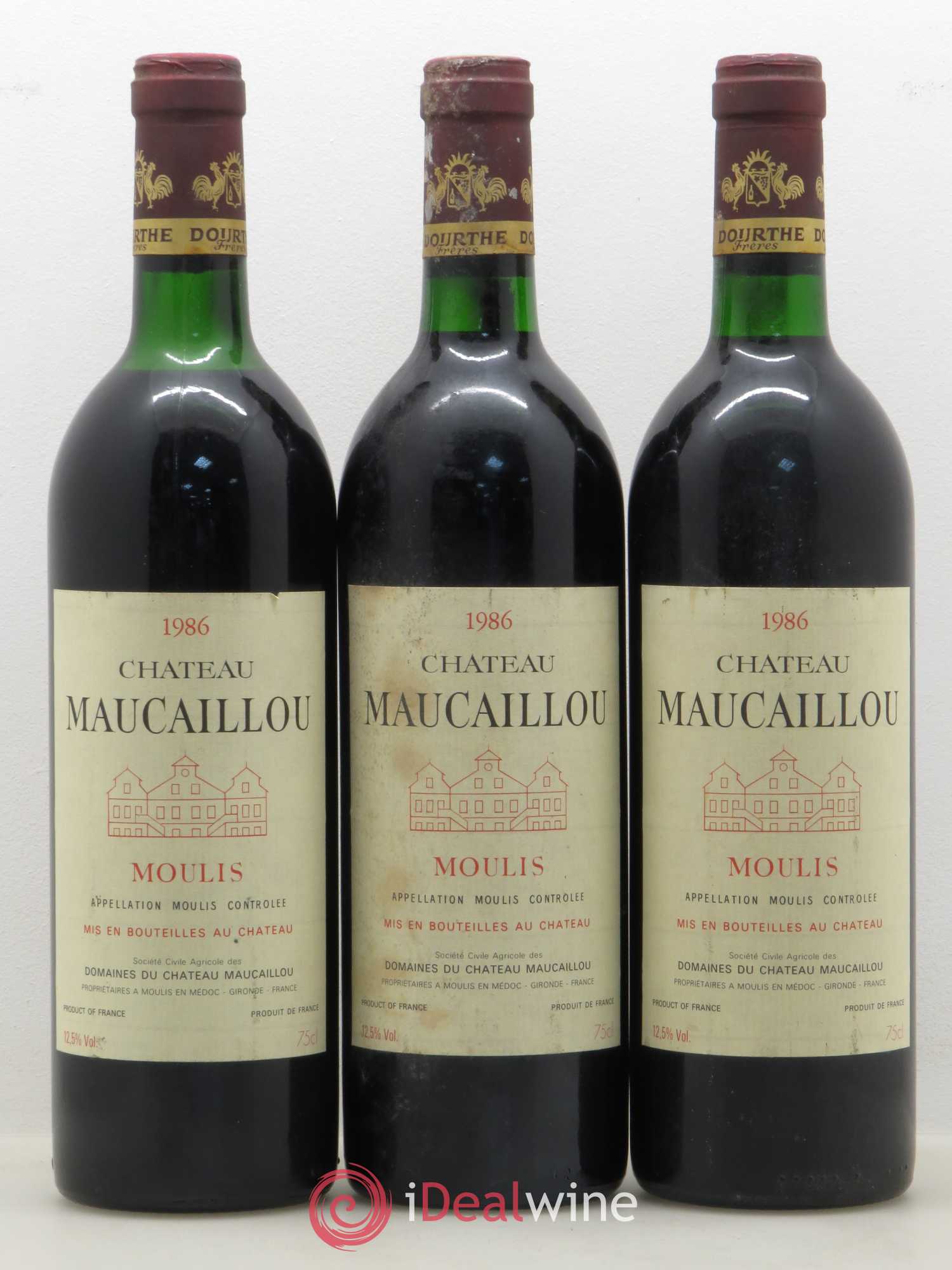 Château Maucaillou 1986 - Lot de 12 bouteilles - 2
