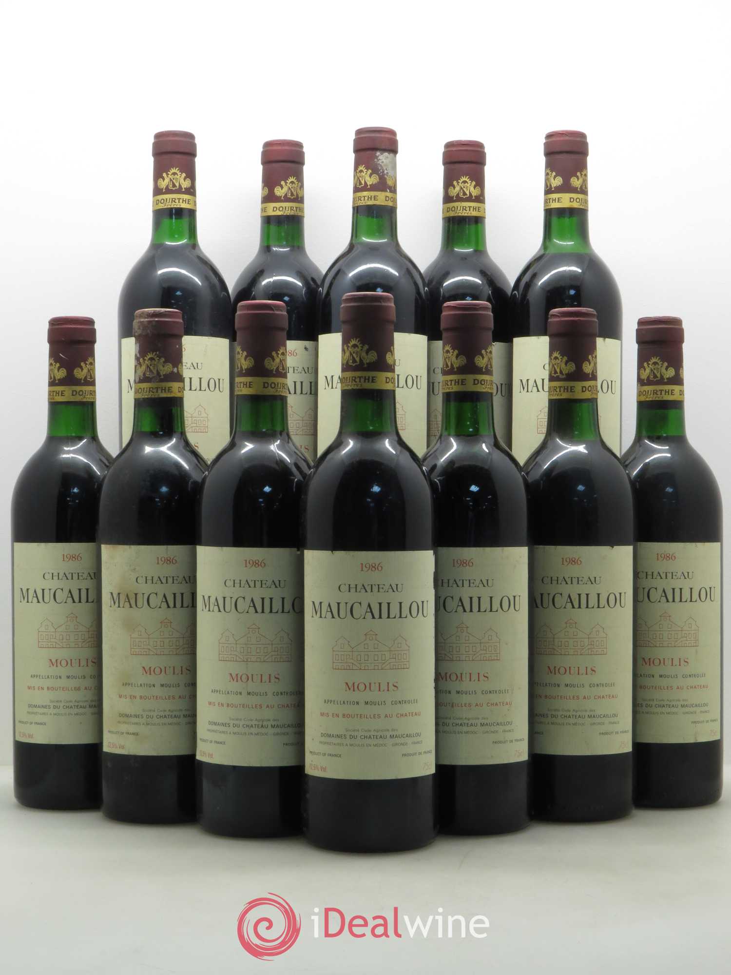 Château Maucaillou 1986 - Lot de 12 bouteilles - 0
