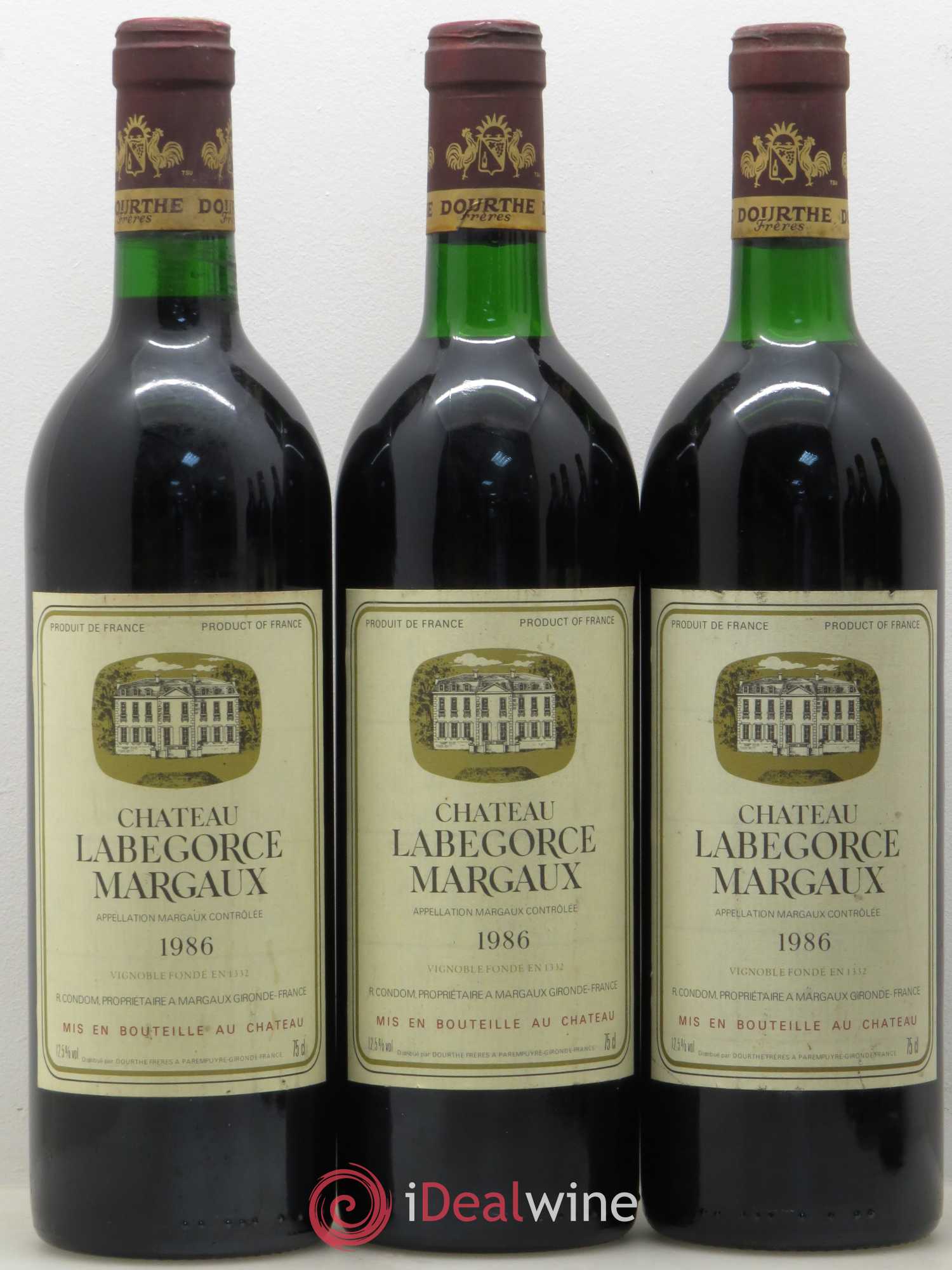 Château Labegorce Cru Bourgeois 1986 - Lot de 6 bouteilles - 1