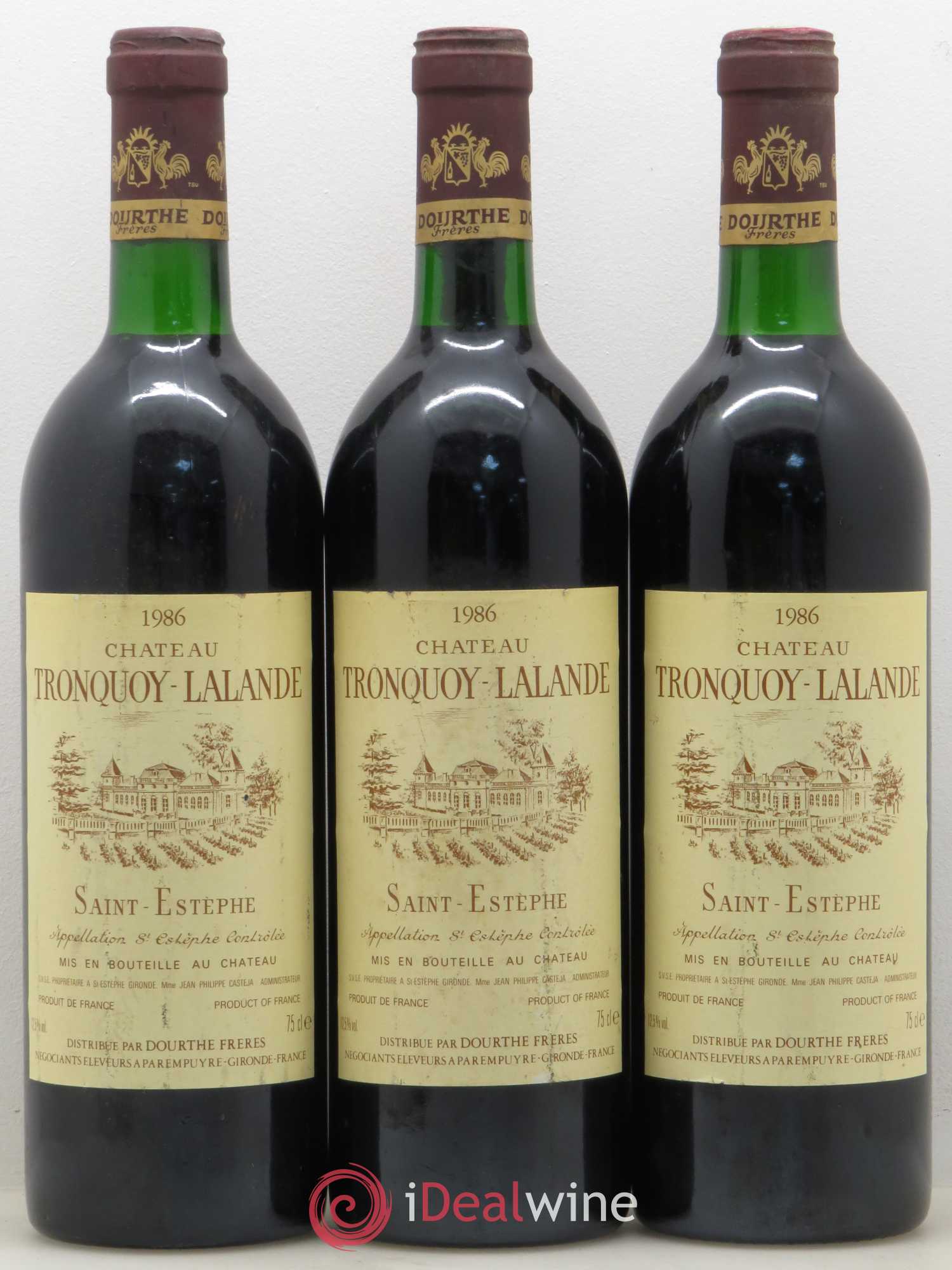 Château Tronquoy Lalande 1986 - Lot de 6 bouteilles - 2