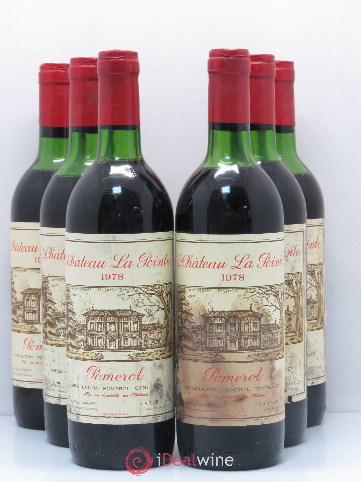 Château la Pointe 1978 - Lot de 6 bouteilles - 0