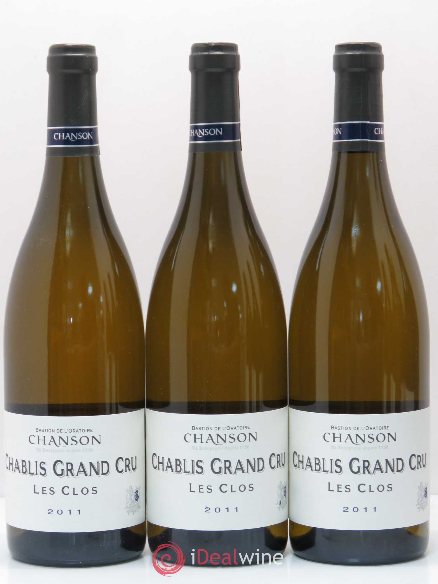 Chablis Grand Cru Les Clos Chanson 2011 - Posten von 6 Flaschen - 1