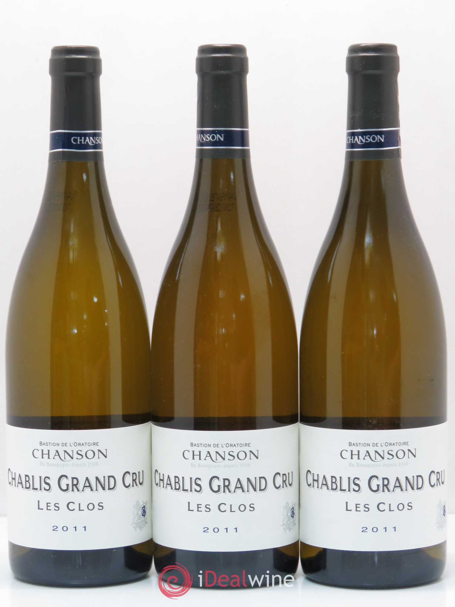 Chablis Grand Cru Les Clos Chanson 2011 - Posten von 6 Flaschen - 2