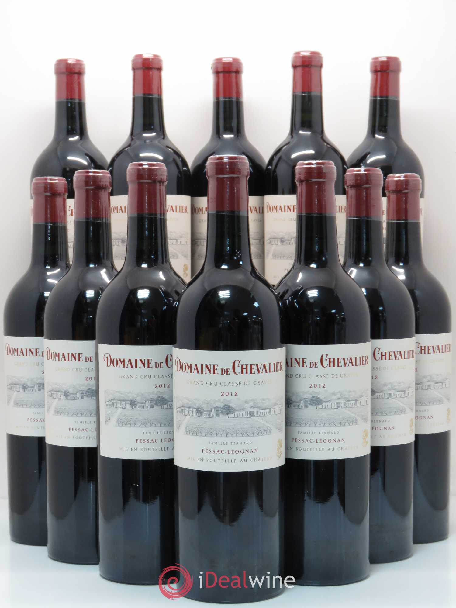 Domaine de Chevalier Cru Classé de Graves 2012 - Lot de 12 bouteilles - 0