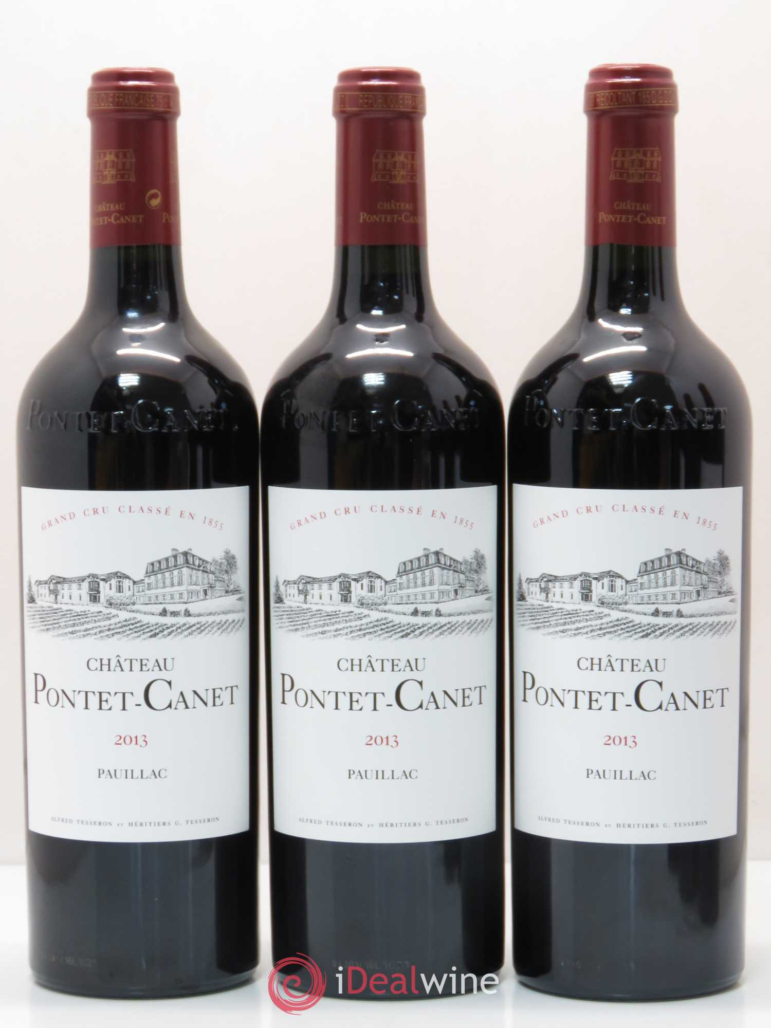 Château Pontet Canet 5ème Grand Cru Classé (sans prix de réserve) 2013 - Lot de 6 bouteilles - 1