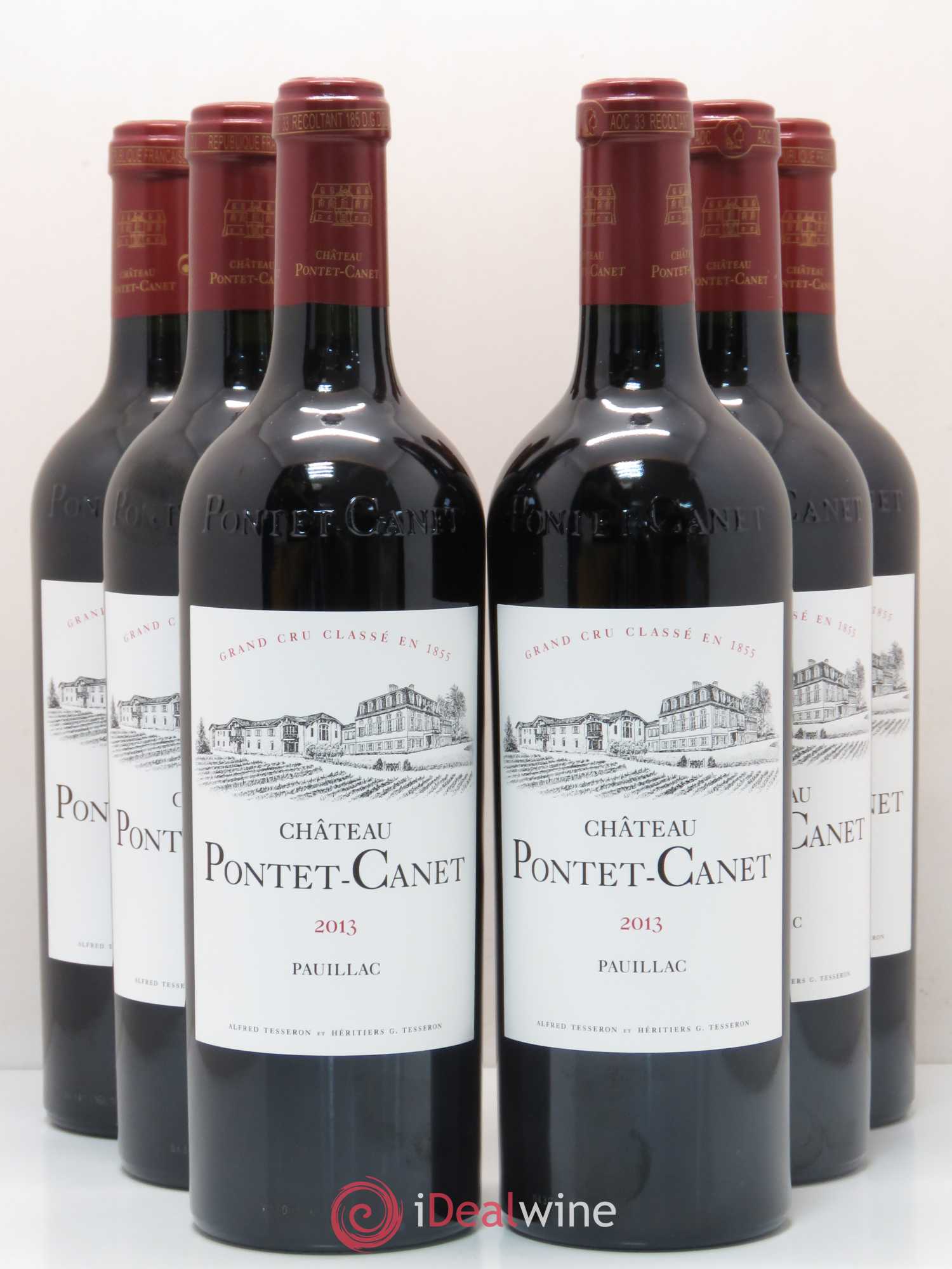 Château Pontet Canet 5ème Grand Cru Classé (sans prix de réserve) 2013 - Lot de 6 bouteilles - 0